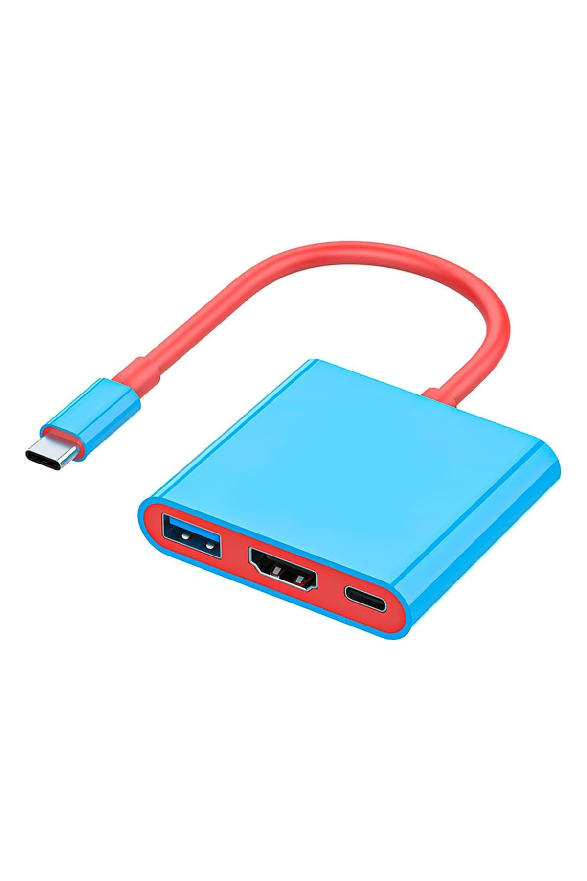 Forzacase Nintendo Switch 1-2 için 3in1 Type C HDMI TV Adaptörü