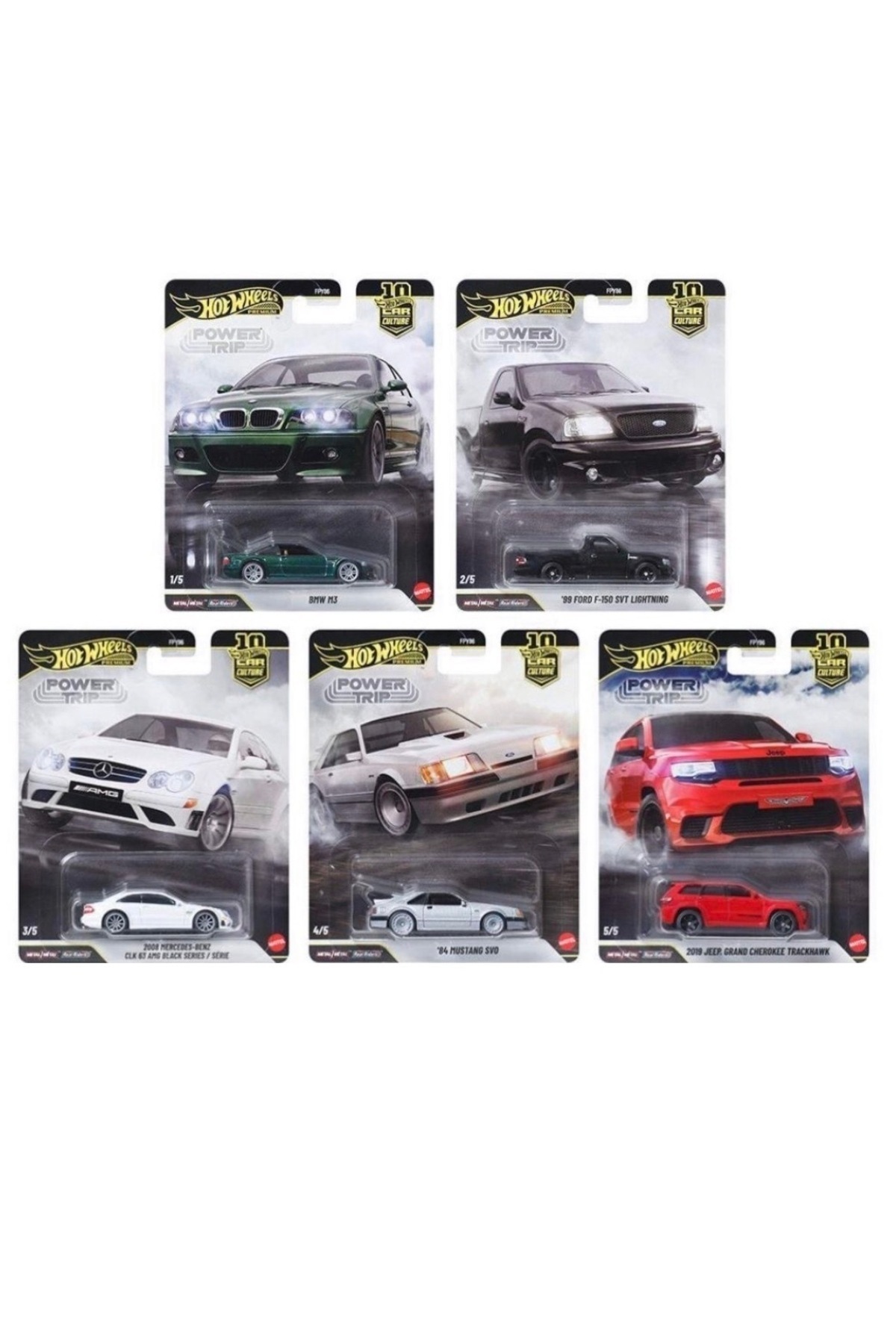 HOT WHEELS Premium Car Culture Power Trip 5'li Set FPY86-976R