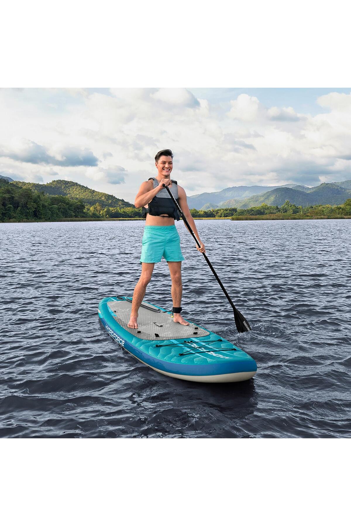 Bestway 6532D Force SUP Aqua Drifter Paddle Board 335x91,5x15cm