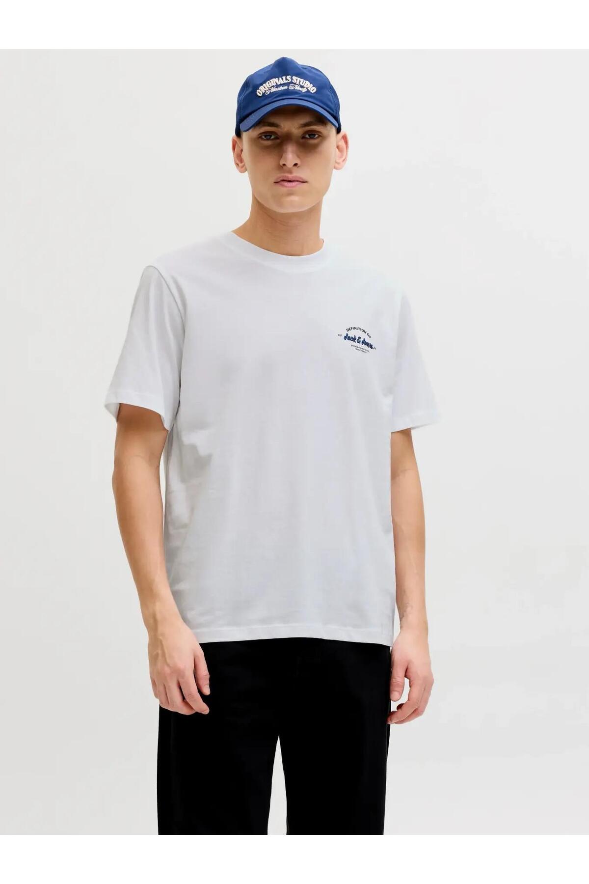 تی شرت مردانه جی‌براندون مدل TEE Ss Crew Neck کد ۱۲۲۸۸۱۱۳ جک اند جونز تی شرت Jack & Jones