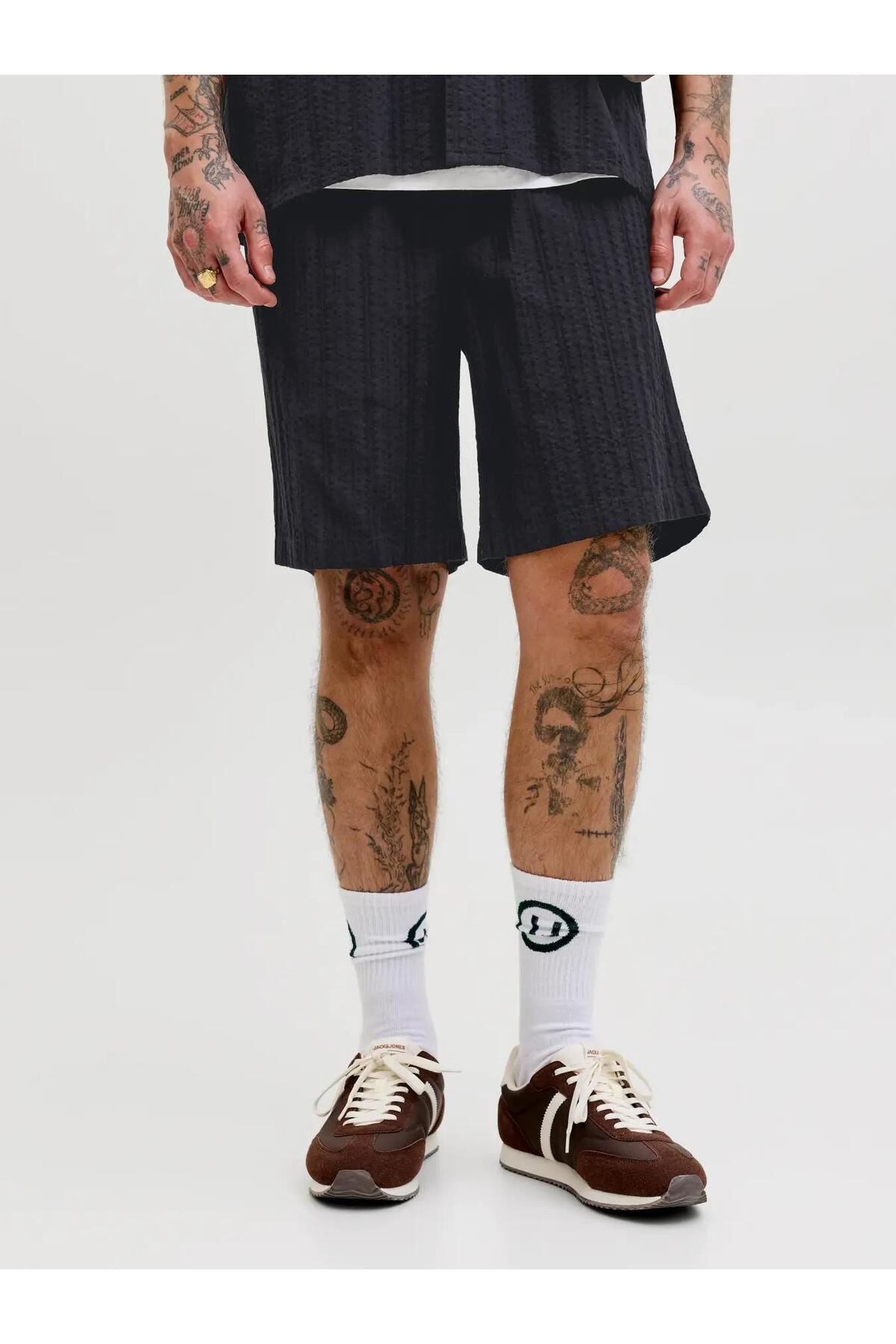 شلوارک مردانه جک جونز مدل Stjaiden Tyson Relax Fit کد 12289531 جک اند جونز شلوارک برمودا Jack & Jones