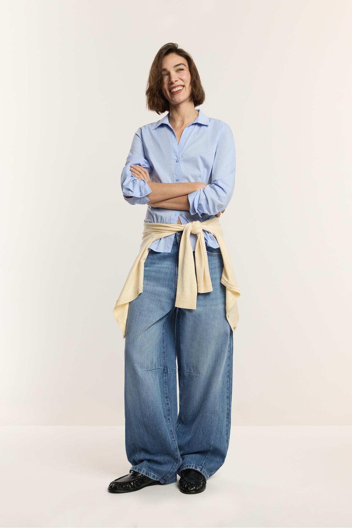 Barrel cut jean