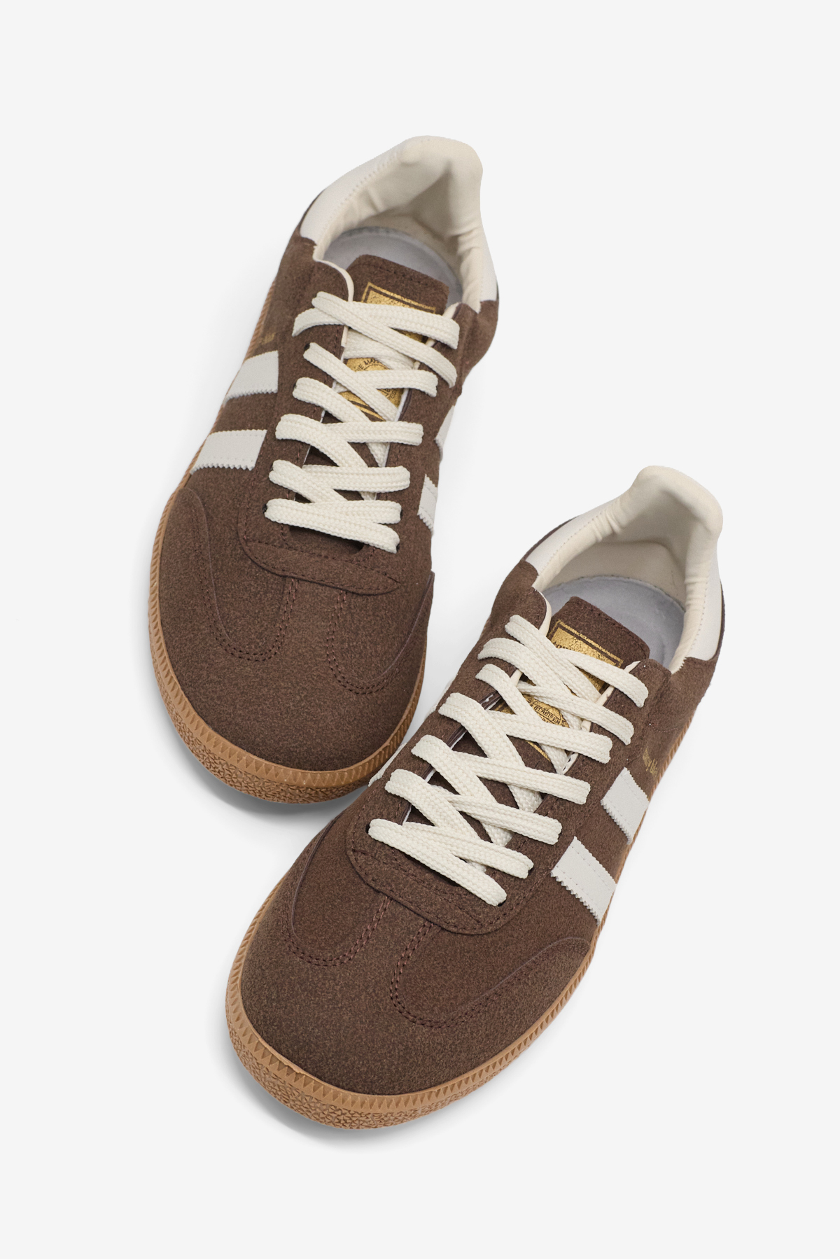 Tonny Black  Unisex Kahve Süet Termo Taban Yanı Şeritli Bağcıklı Spor Ayakkabı - Görsel 2