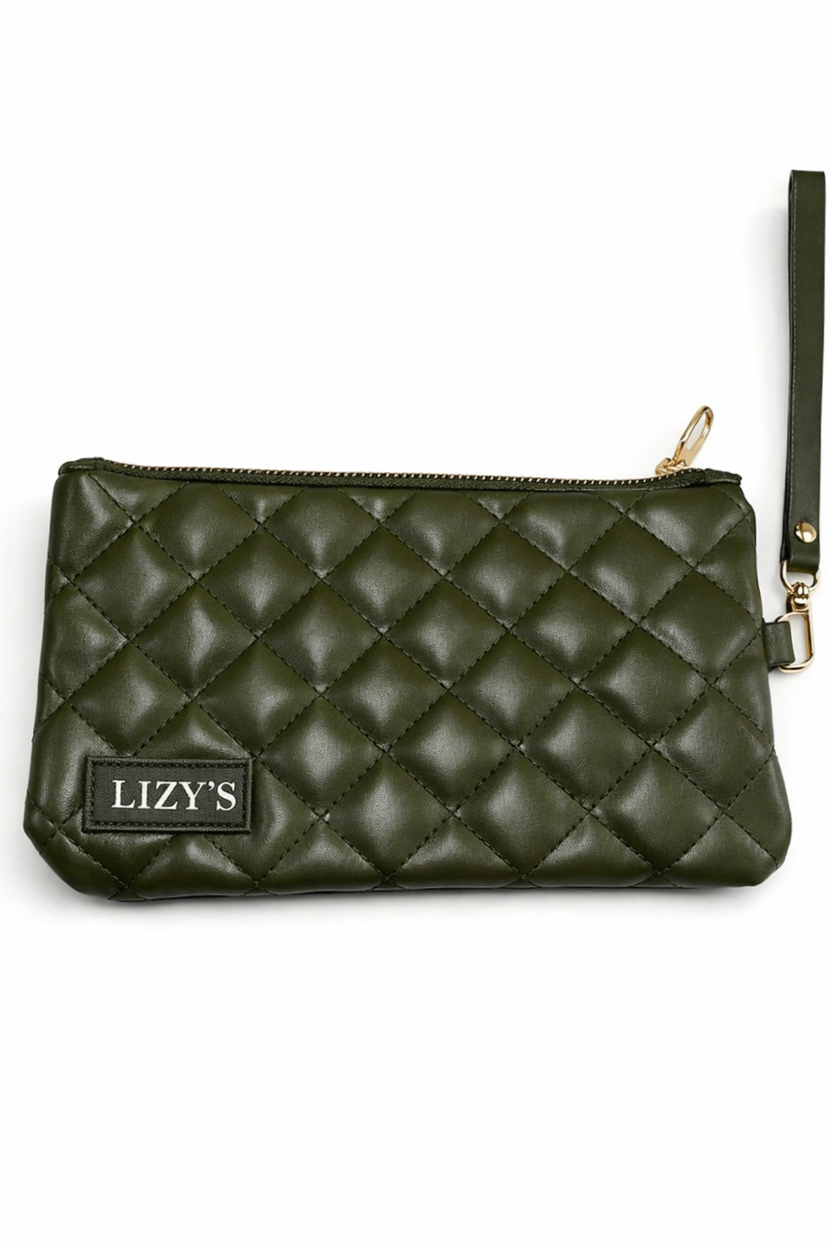 lizy's Makyaj Portföy Clutch Çanta Suni Deri görsel 3