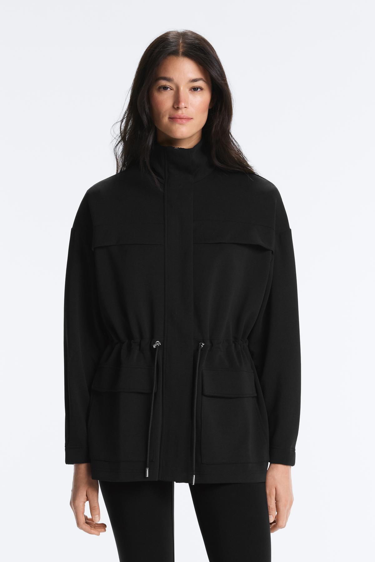 Oysho  Uzun modal ceket yumuşak dokunuşlu cepli