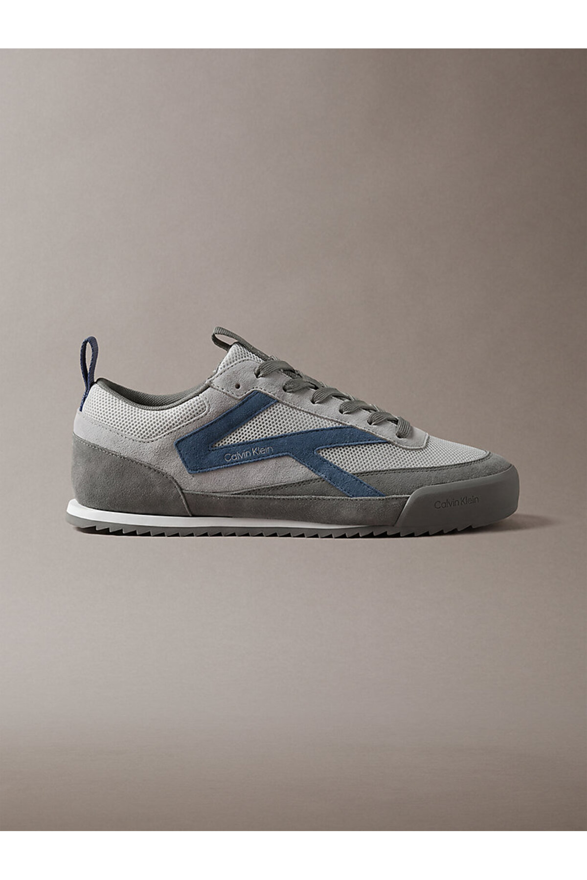 Calvin Klein Erkek Low Pro Runner Mix Deri Spor Ayakkabı