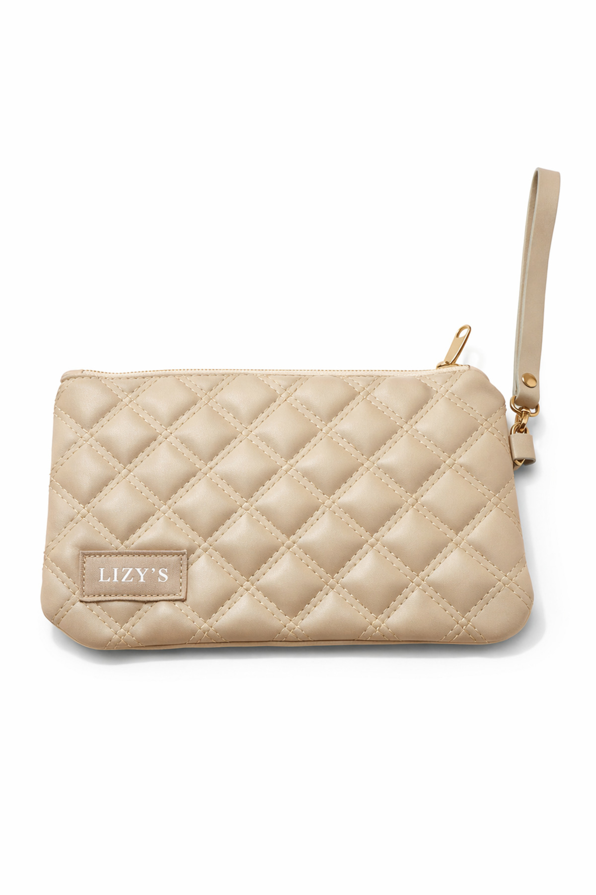 lizy's Makyaj Portföy Clutch Çanta Suni Deri görsel 3