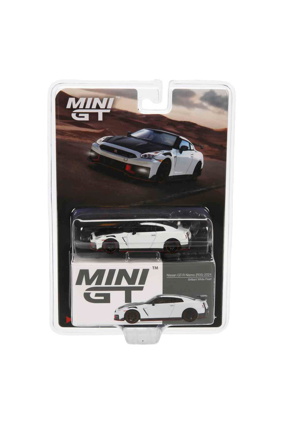 mini gt 1:64 Nissan GT-R Nismo (R35) 2024 Brilliant White Pearl