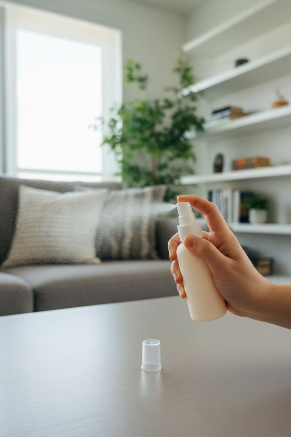 Beyaz Sprey Şişe | Boş Dolum Şişesi Çok Amaçlı Kullanım