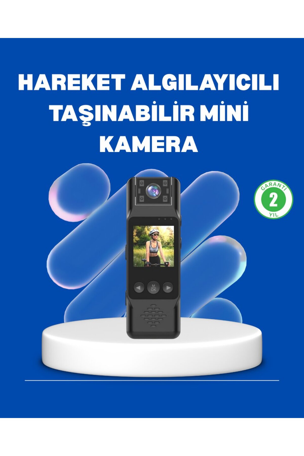 Mini Kamera 1080P Full HD Döner Lens Taşınabilir