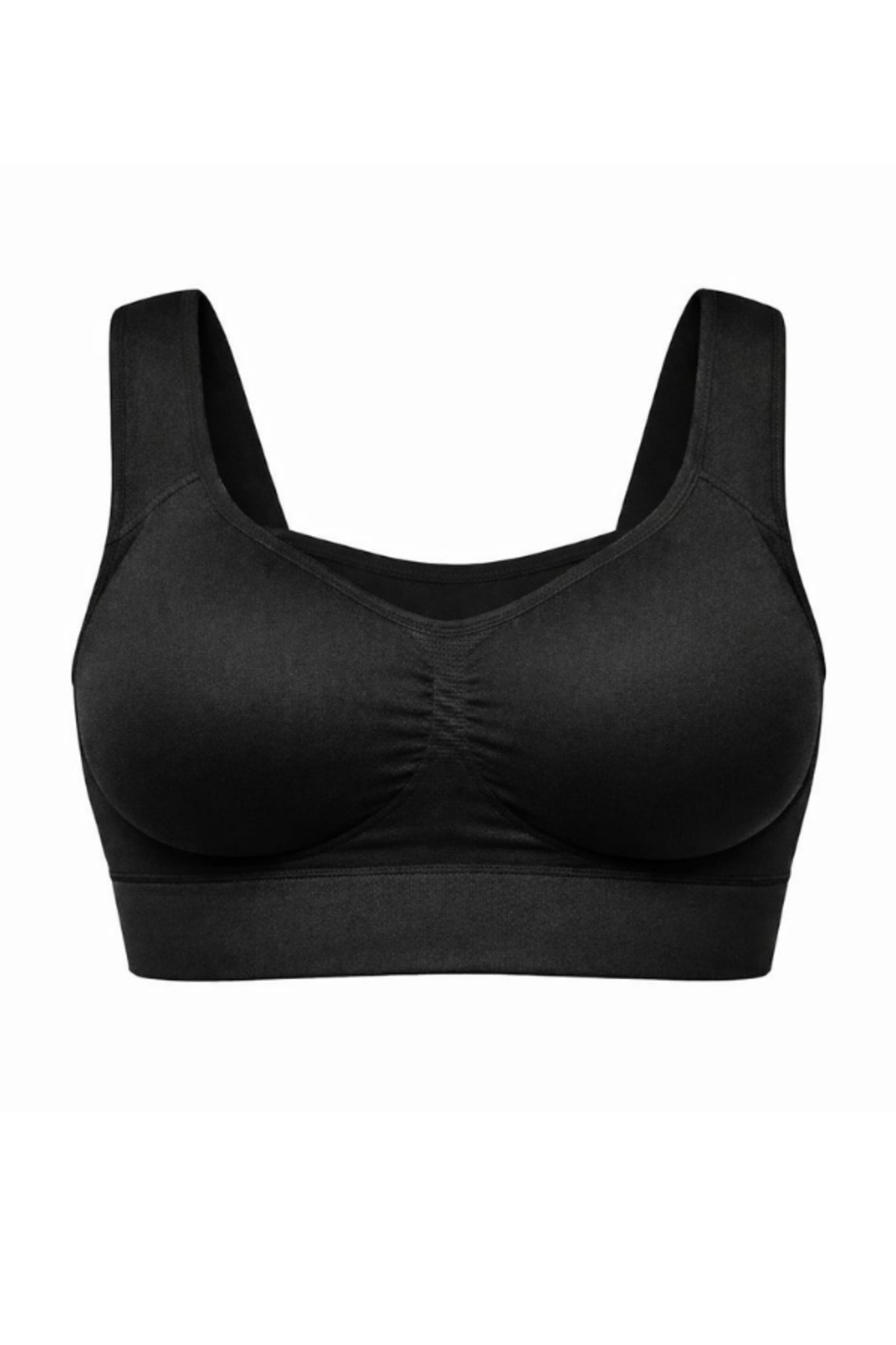fitform giyim 2 li Kadın Dikişsiz Büstiyer Seti - Kalın Askılı Dikişsiz Kalın Askılı Esnek Pedli Büstiyer görsel 4
