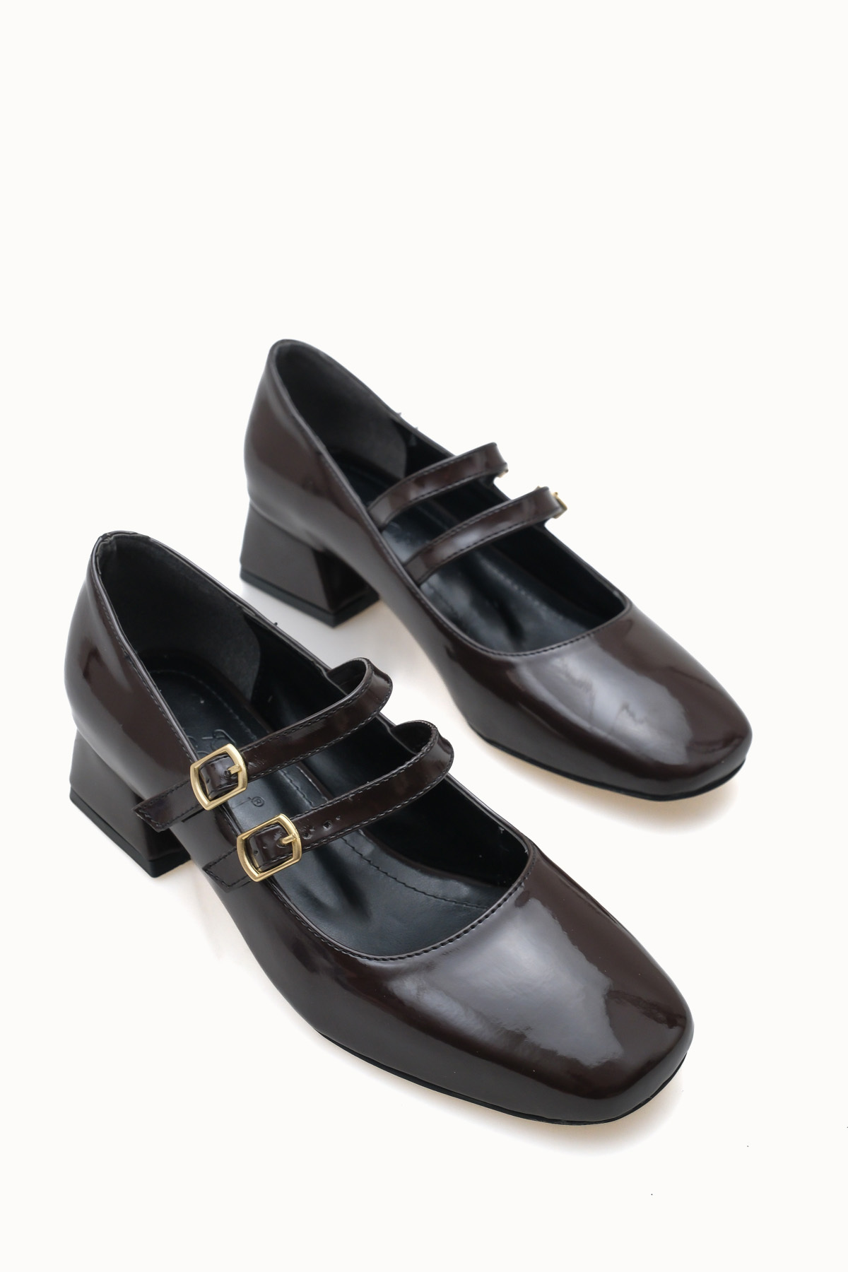 Leda Vera Iarwarin Women's Short Heel Shoes 00125197 Brown Spring
