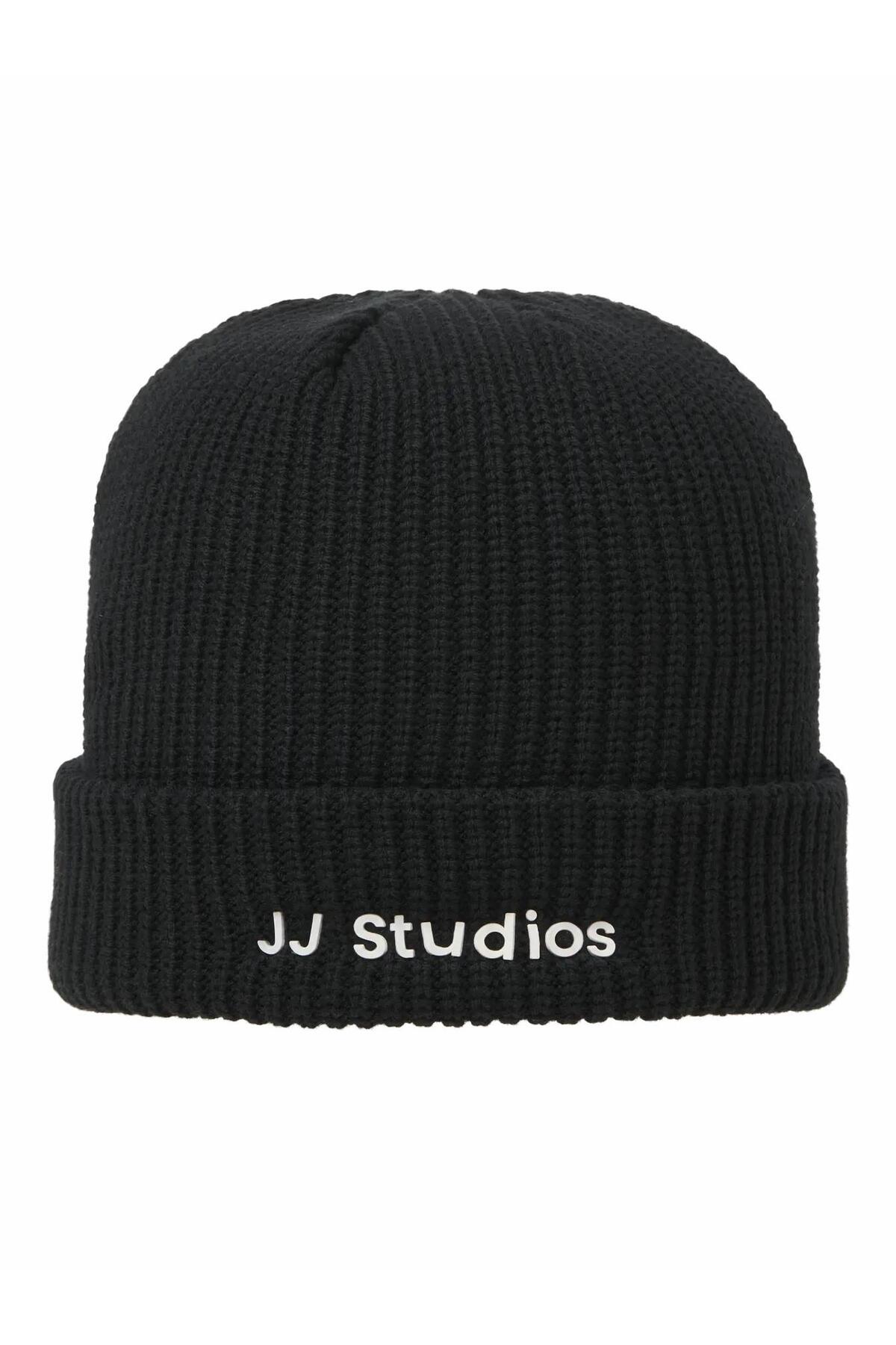 کلاه بافتنی مردانه مشکی Jacsoho مدل Sn Bere کد 12280090-مشکی جک اند جونز برت/کلاه بافتنی Jack & Jones