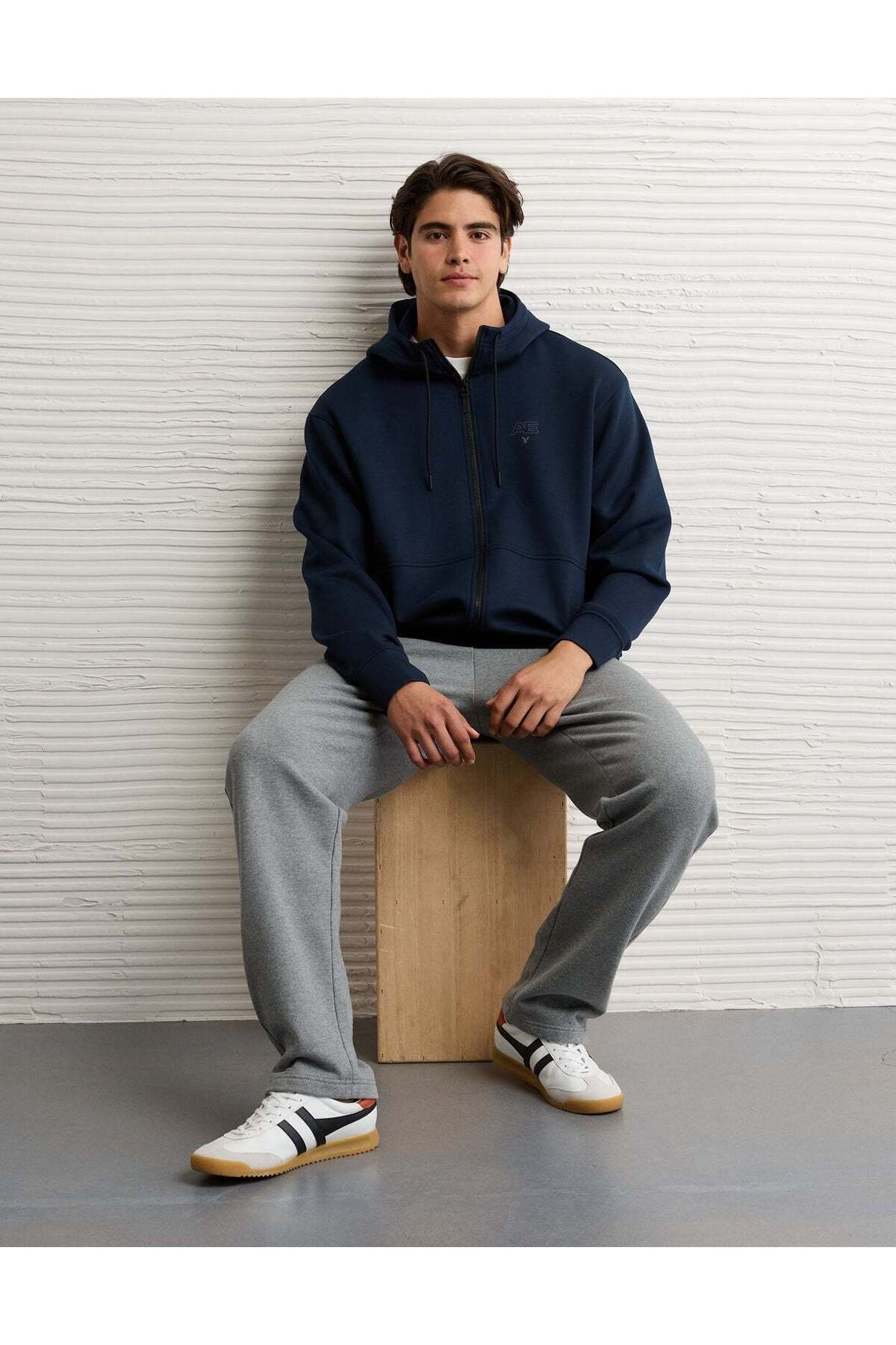 American Eagle AE 24/7 Full-Zip Hoodie- Trendyol