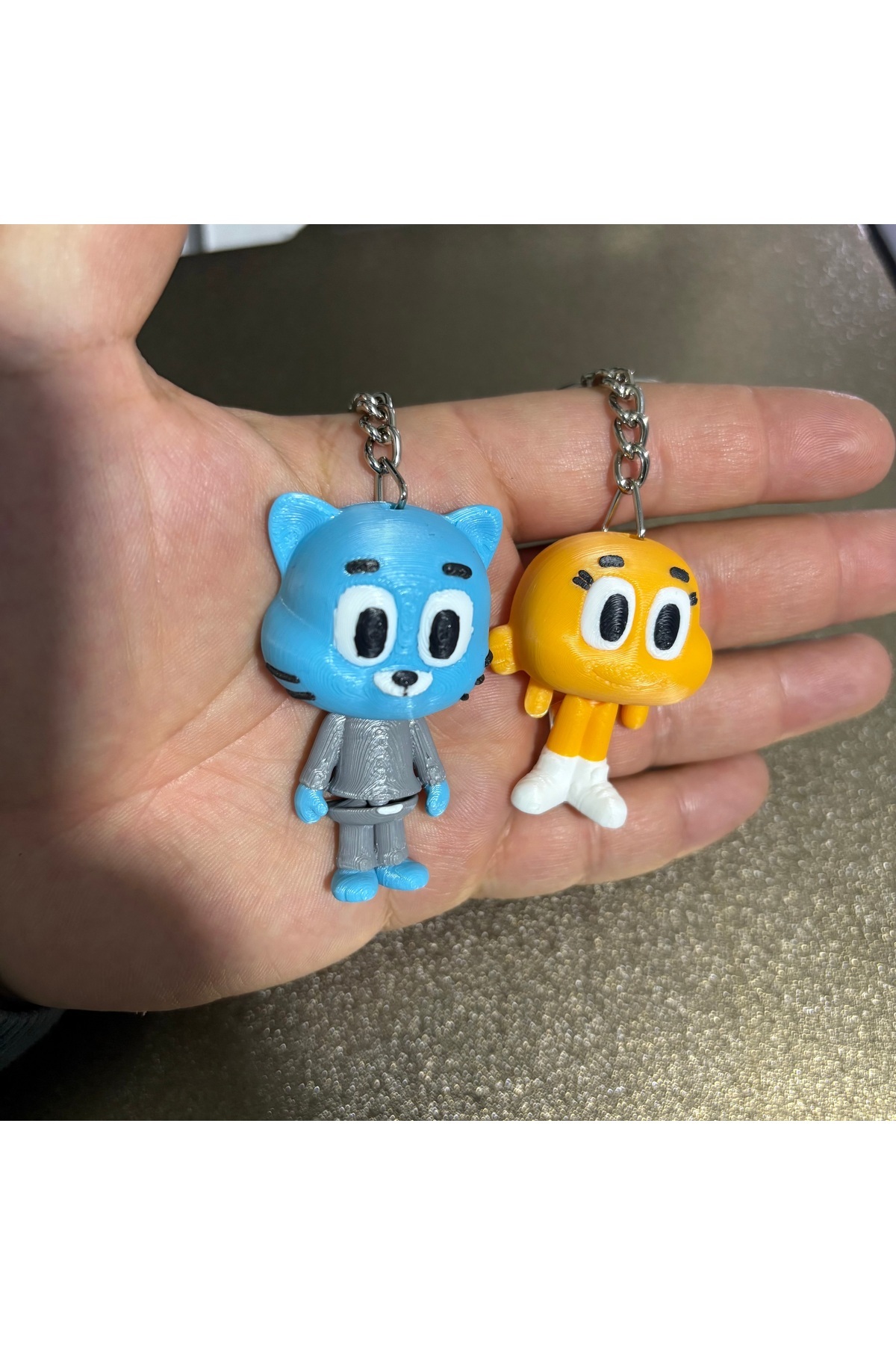 3D Gumball & Darwin ikili oyuncak anahtarlık set - Fiyatı, Yorumları
