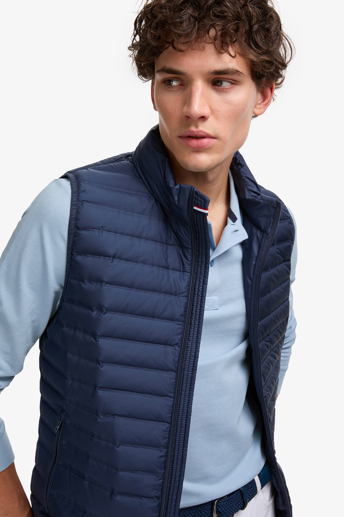 U.S. Polo Assn. Erkek Lacivert Yelek 50319225-VR033 görsel 2