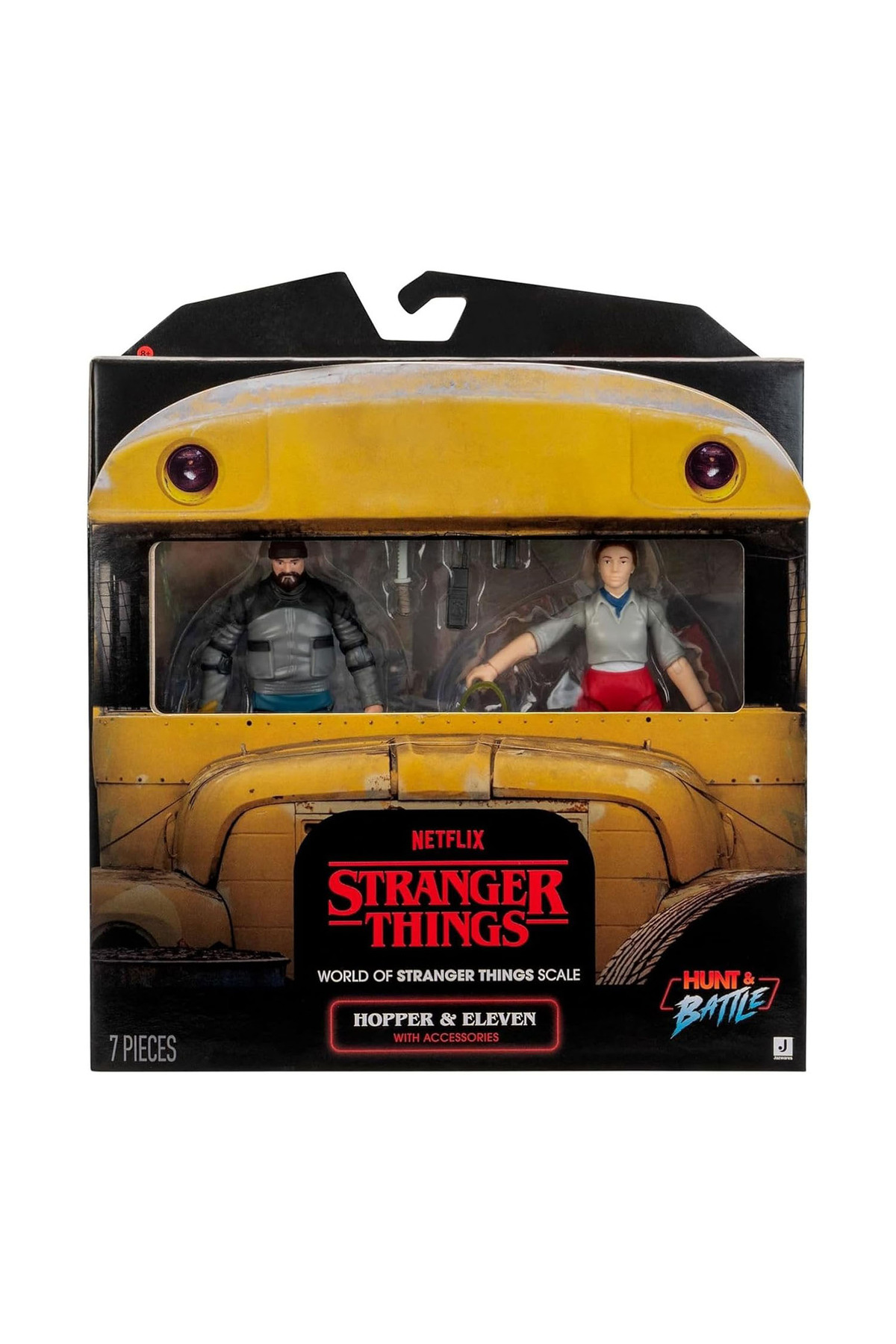 STRANGER THINGS イレブン&ホッパー フィギュア 2個セットまとめ Jazwares Stranger Things Hopper & Eleven İkili Aksiyon Figür Seti