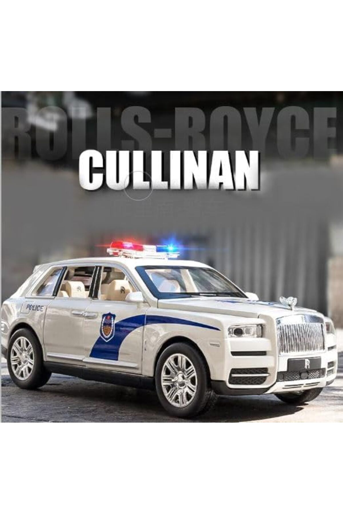 Rolls Royce Pullback Police Car Diecast