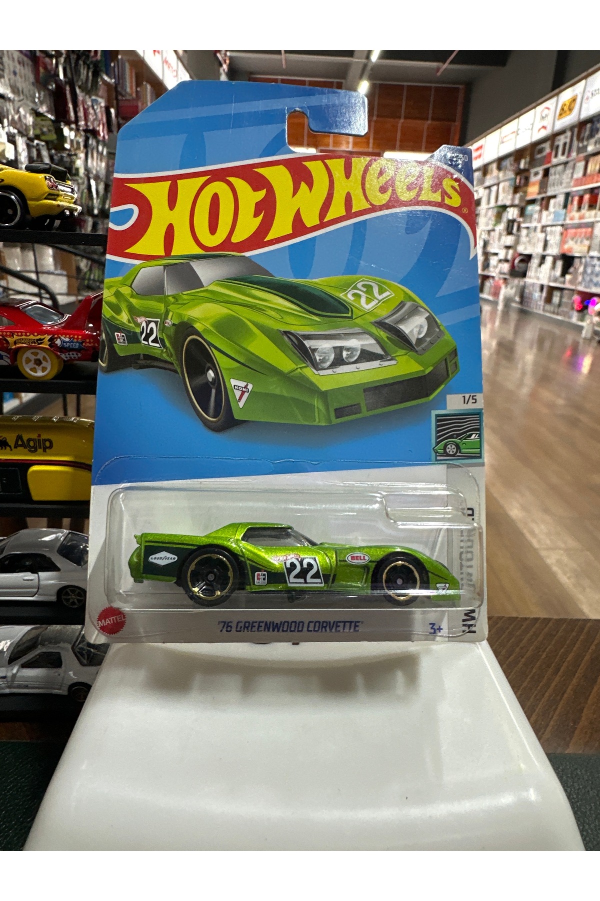 HOT WHEELS 76 GREENWOOD CORVETTE HW CONTOURED HCW80 UZUN KART