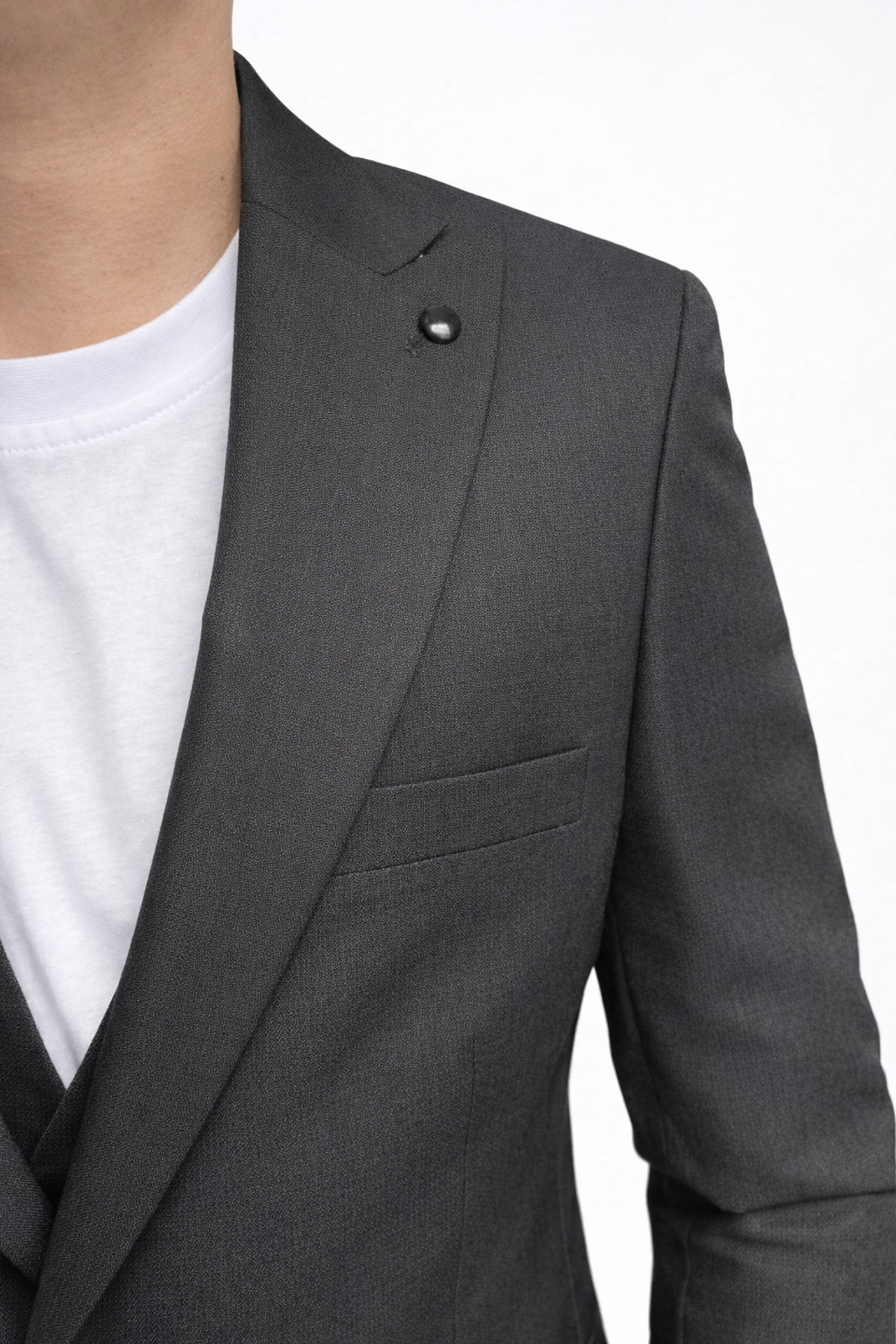 Slim Fit Takım Elbise Yelekli Modern Kesim Likralı Esnek 7