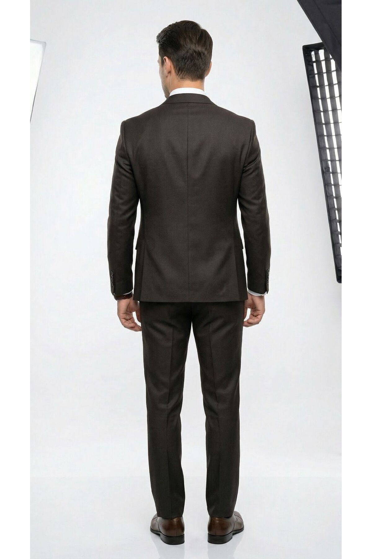Slim Fit Takım Elbise Yelekli Modern Kesim Likralı Esnek 5