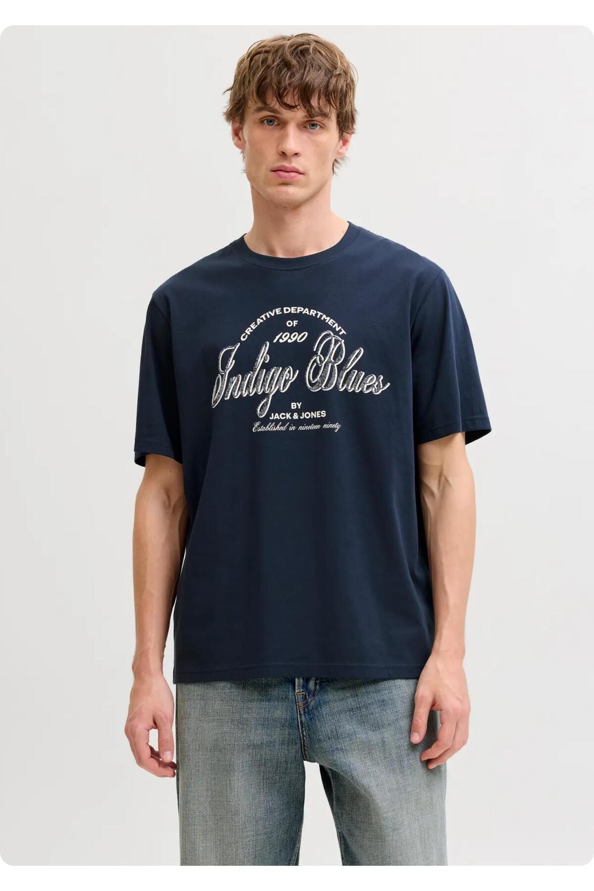 تیشرت آستین کوتاه مردانه جک اند جونز مدل 12291213 جک اند جونز تی شرت Jack & Jones
