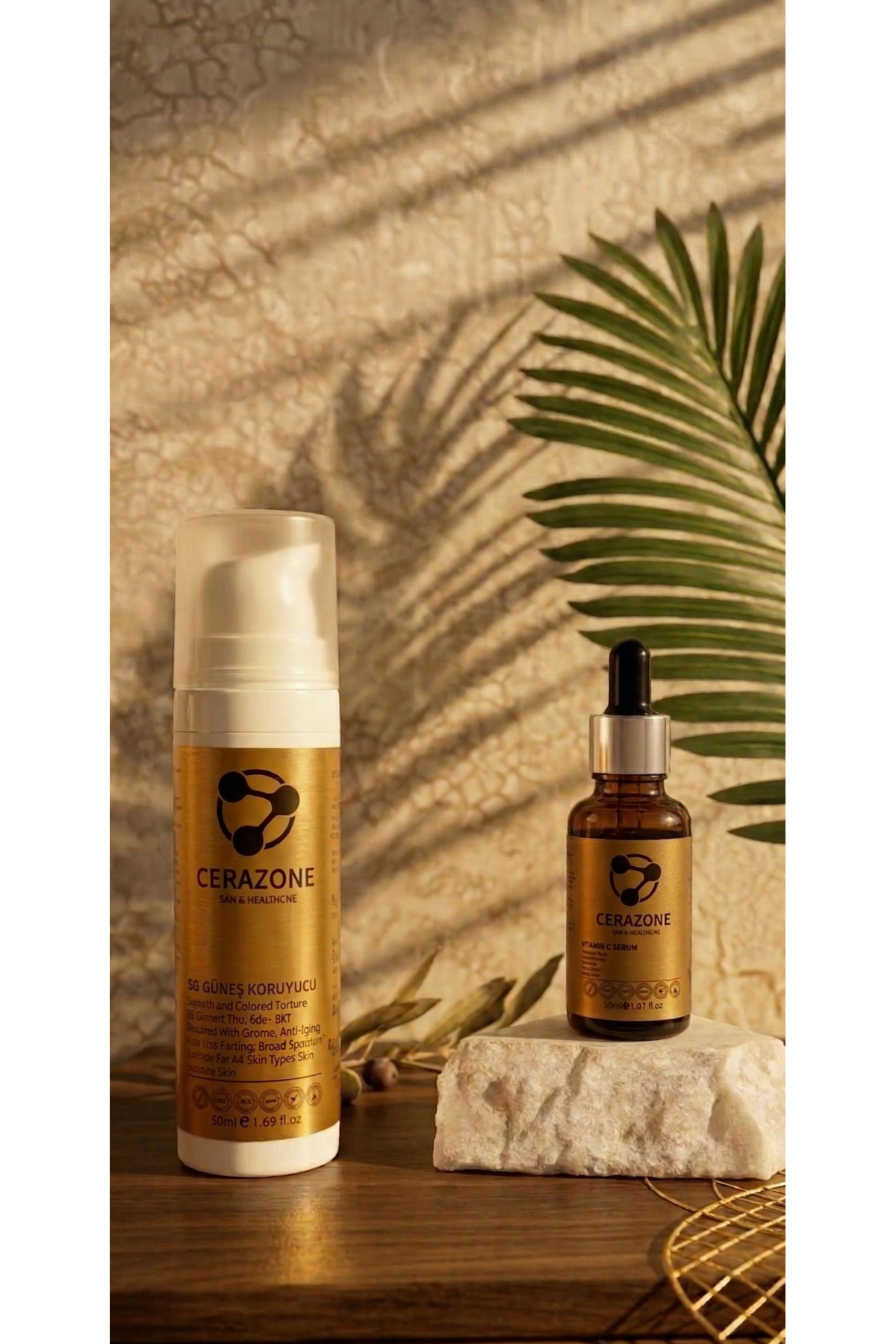 Işıltılı Gençlik Rutini - BB Güneş Kremi SPF 50+ &amp; Aydınlatıcı Vitamin C Serum 2'li Set