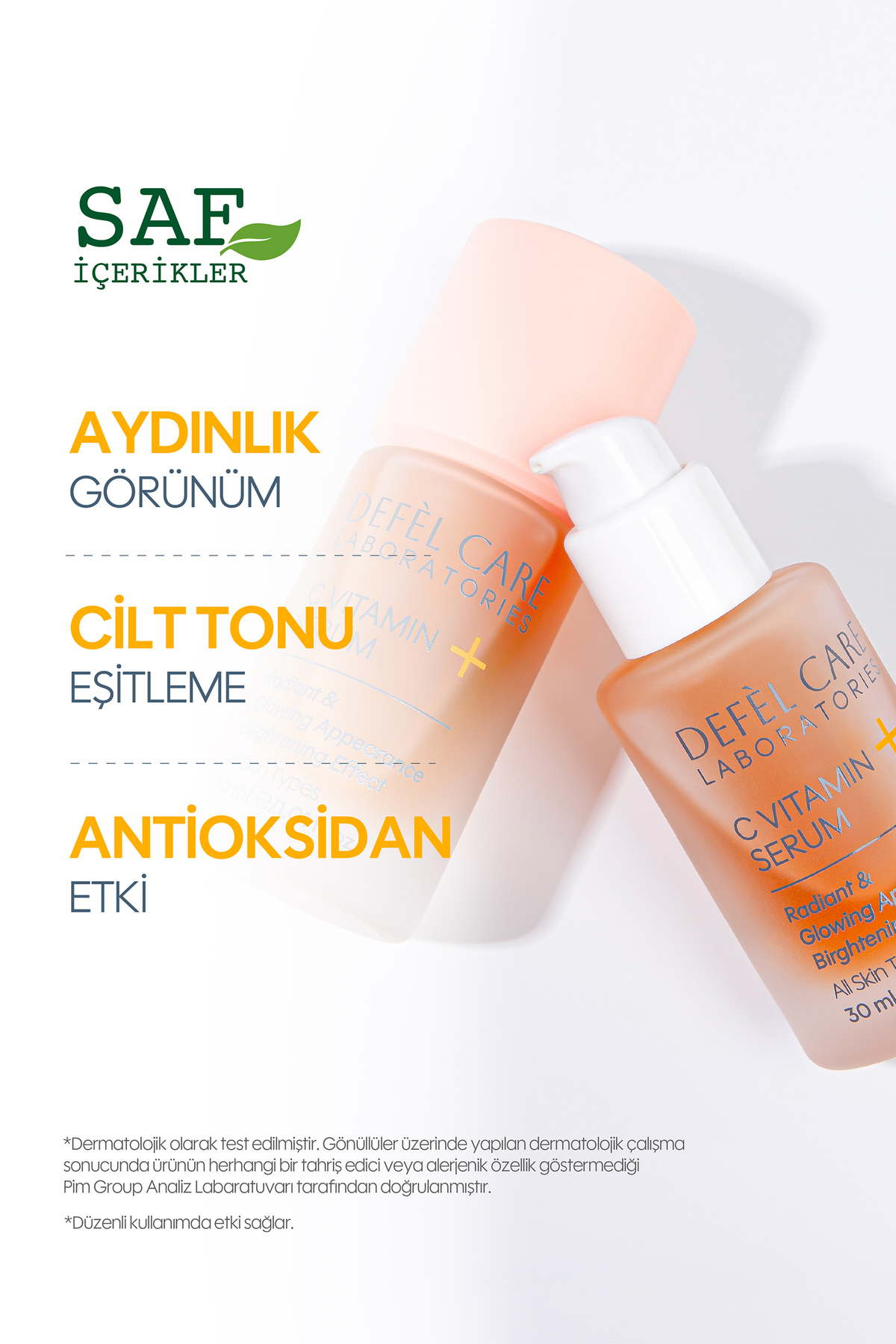 سرم ویتامین C، 30 میلی لیتر | روشن کننده و درمان رنگ پوست در شب — CVITAMINISERUM — تصویر 2 از 6