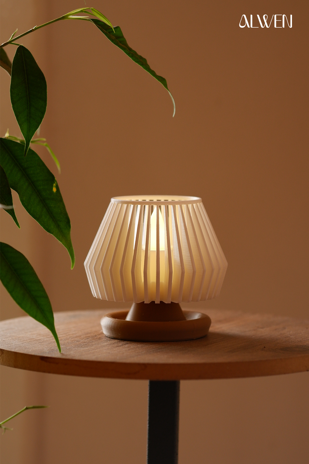 ORİON V3 | Decorative Led Tealight Candle Holder | Desktop Lighting | Single | 7x7.5 cm