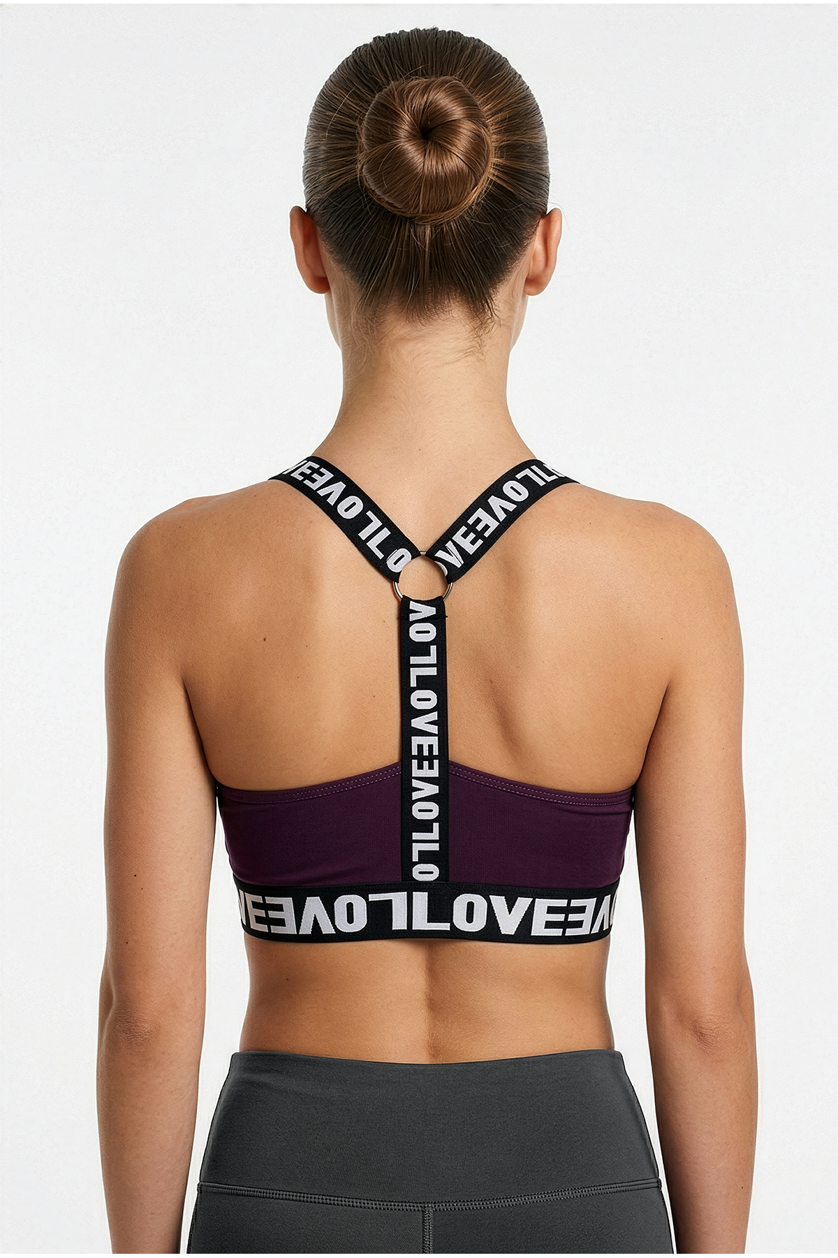 HNX Kadın Pamuklu Spor Büstiyer 2’li Paket, Esnek, Lastik Detaylı, Günlük Konfor, Desteksiz Bralet görsel 3