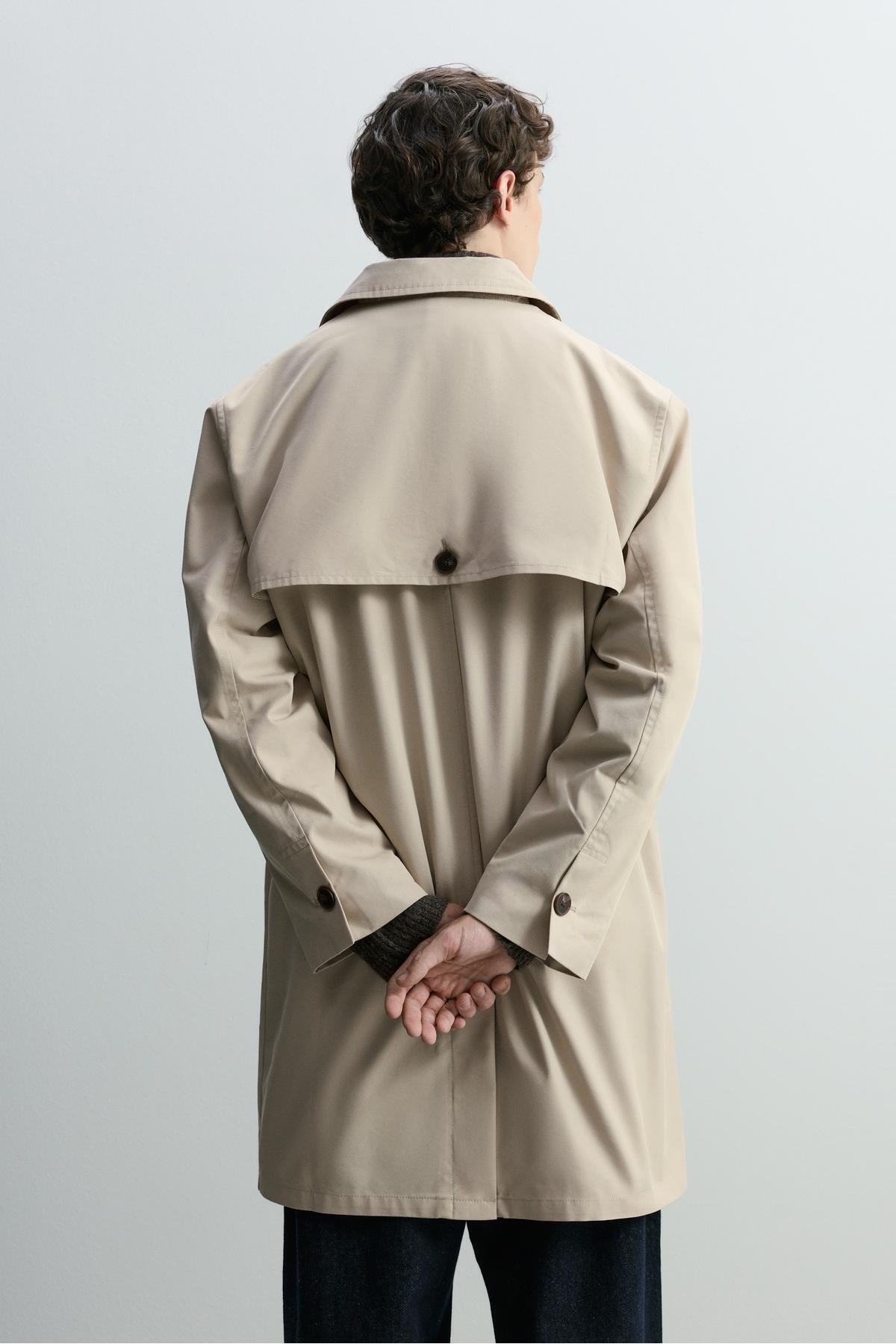 LEFTIES  Düz trençkot - Görsel 4