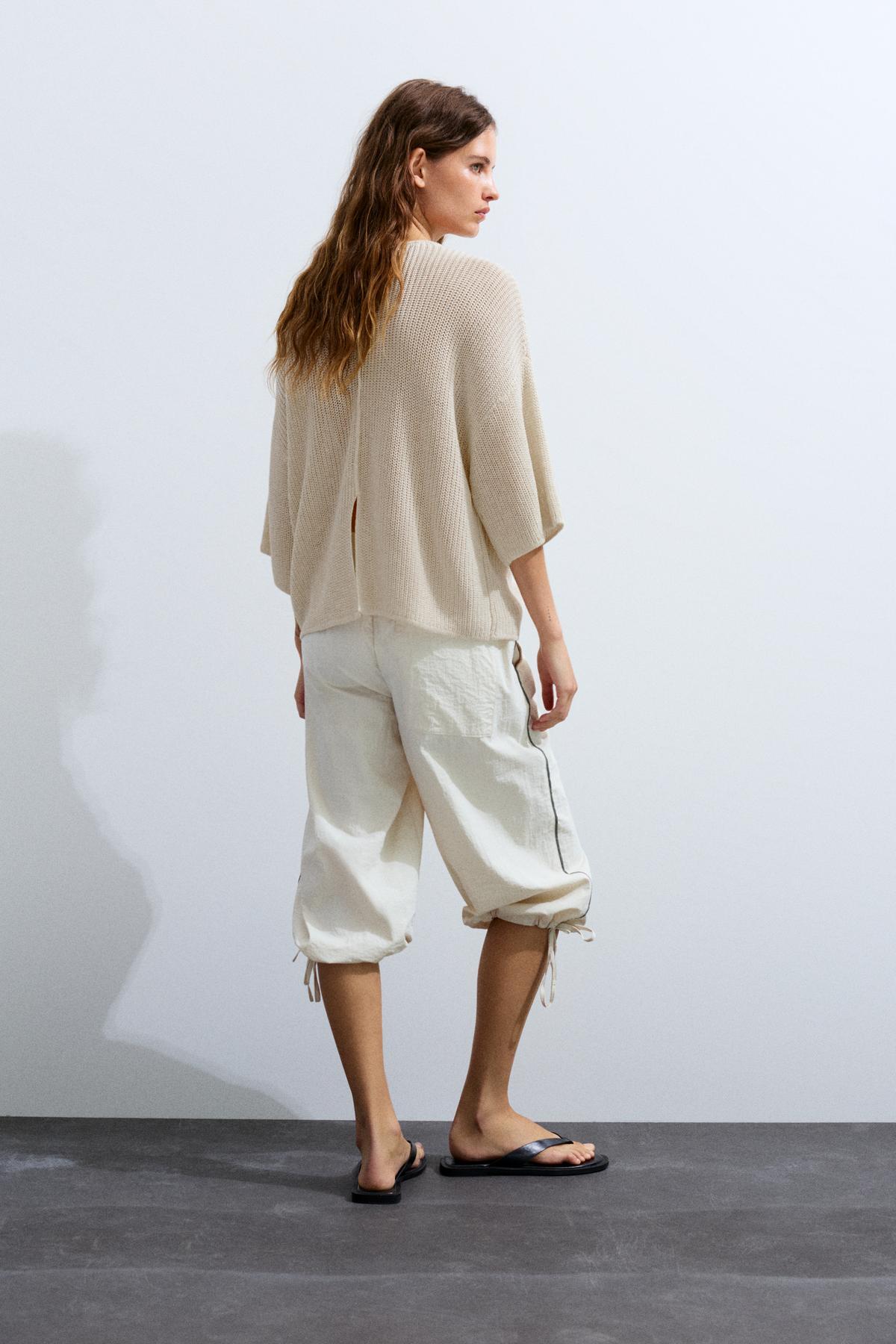 Pull & Bear  Kısa kollu düğmeli hırka - Görsel 5