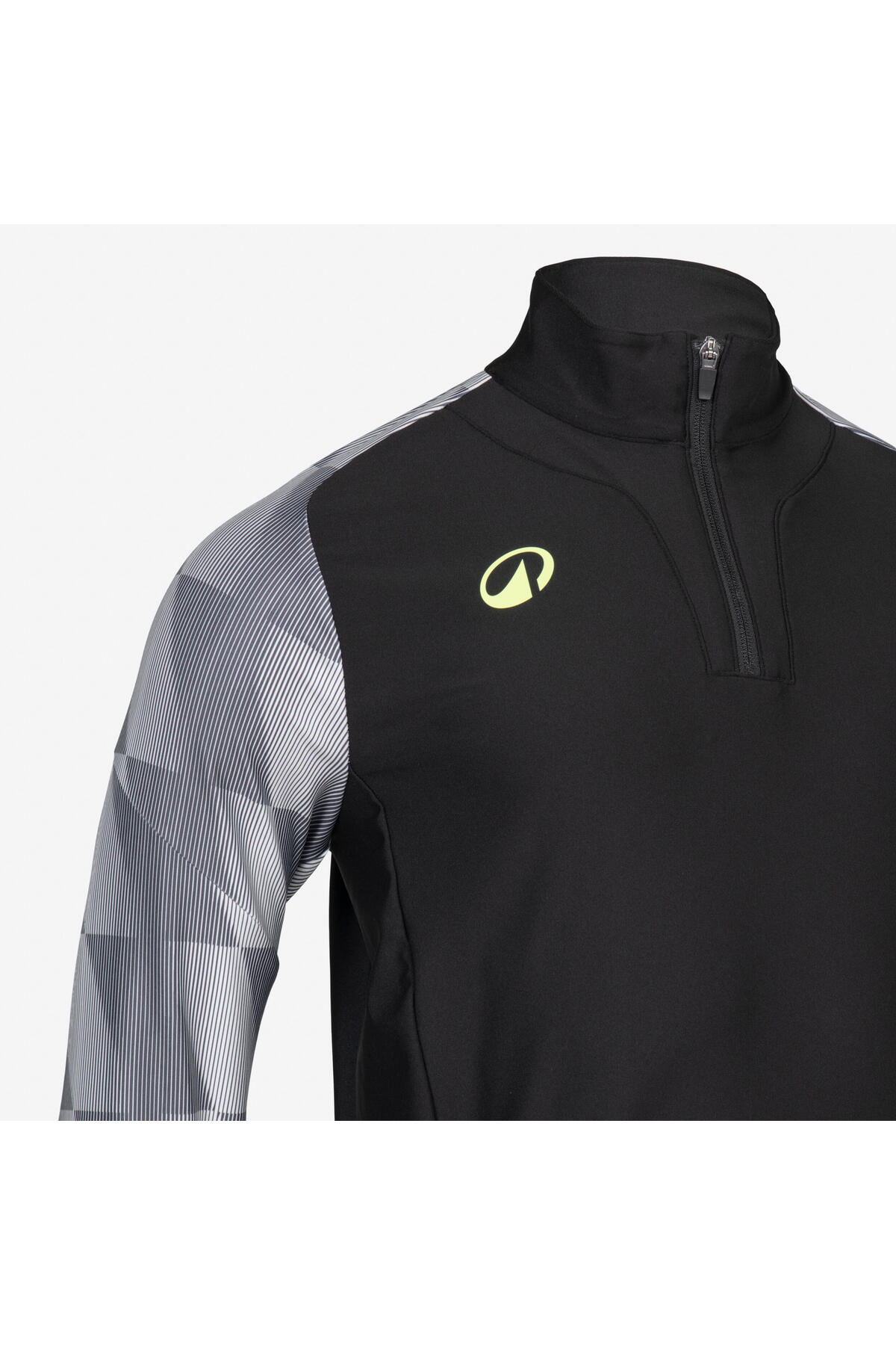 Decathlon Kipsta Yetişkin Futbol Sweatshirtü - Siyah/Gri - Viralto Dop görsel 3