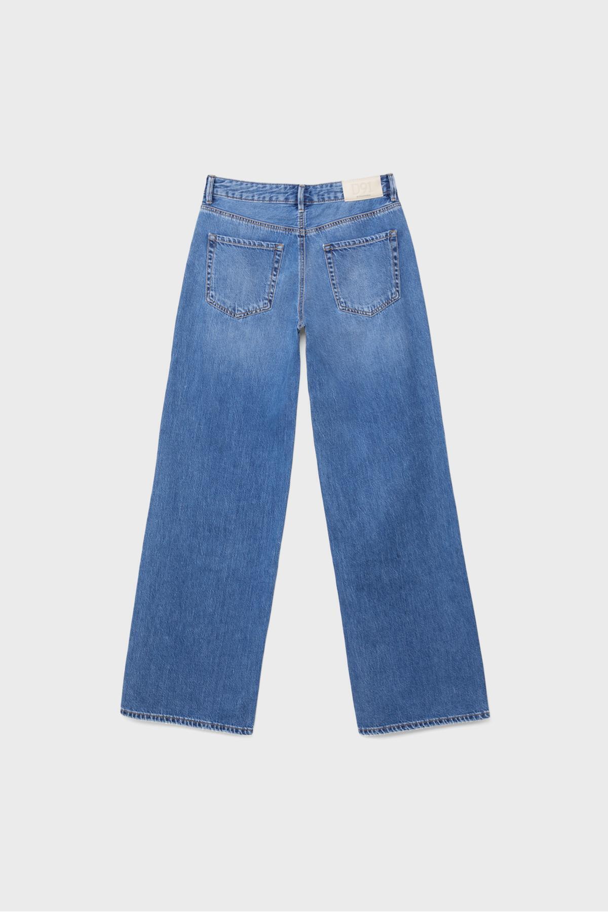 Stradivarius  D91 low wide-leg jeans - Görsel 7