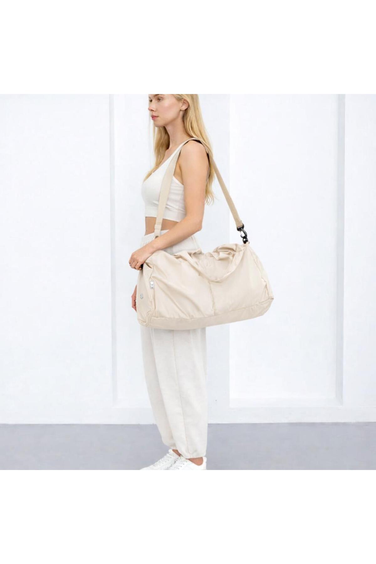 citycenterfashion  Kadın Gym Spor Seyahat Okul Çantası cty-lbn-1171 45x30 cm - Görsel 3