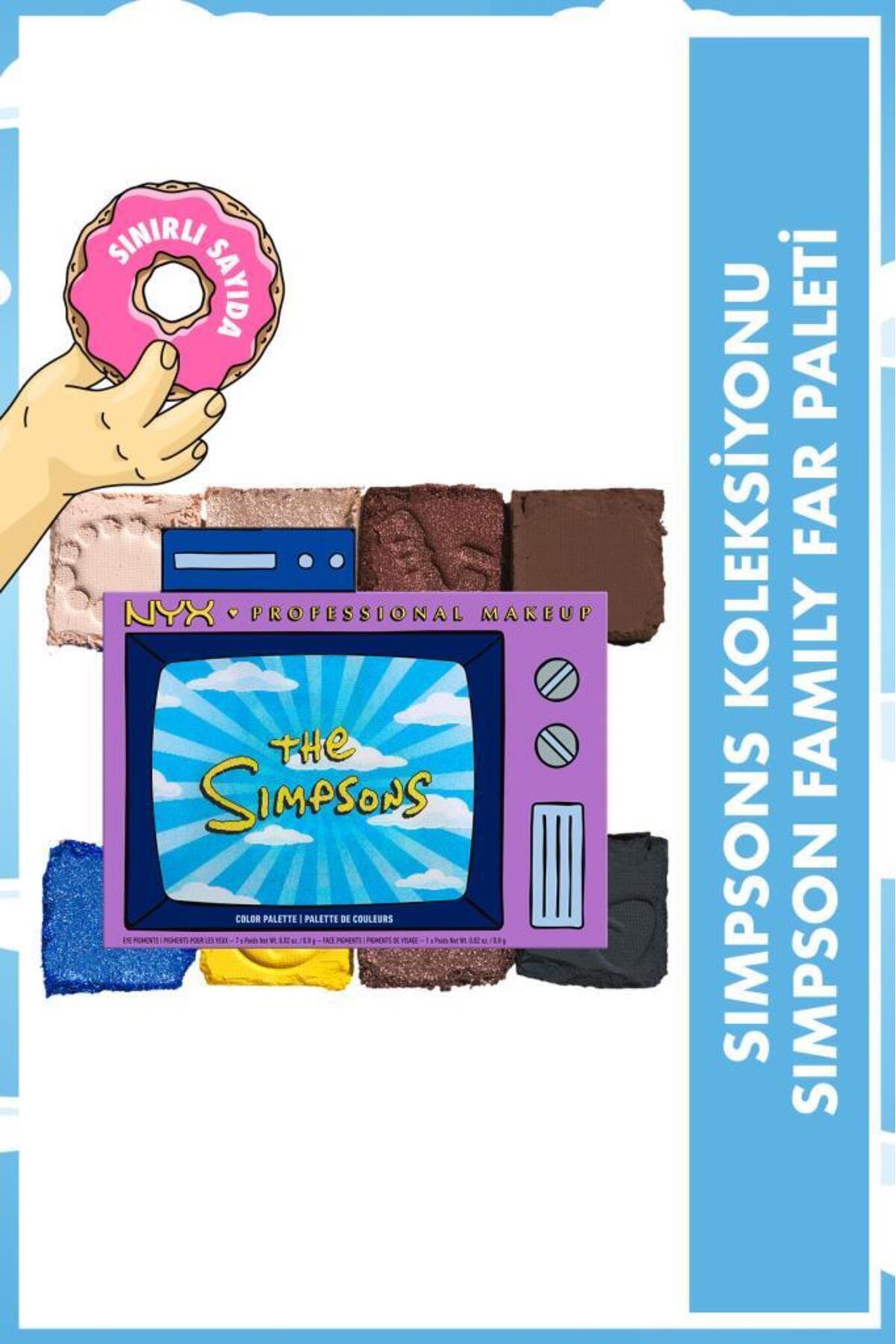 NYX Professional Makeup Simpsons Koleksiyonu Simpsons Family Renkli Far Paleti - Fiyatı, Yorumları