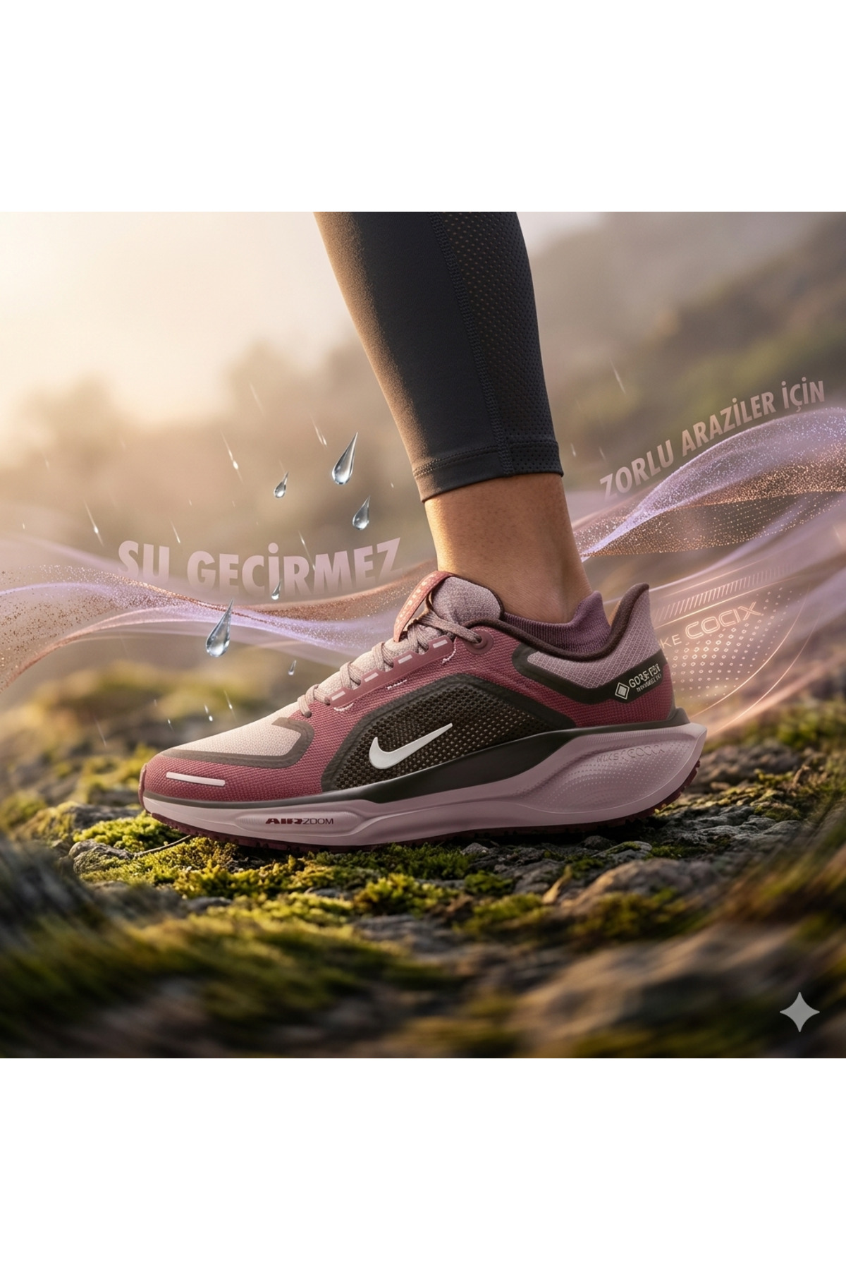 Nike Air Zoom Pegasus 41 Gore-Tex Kadın Su Geçirmez Koşu