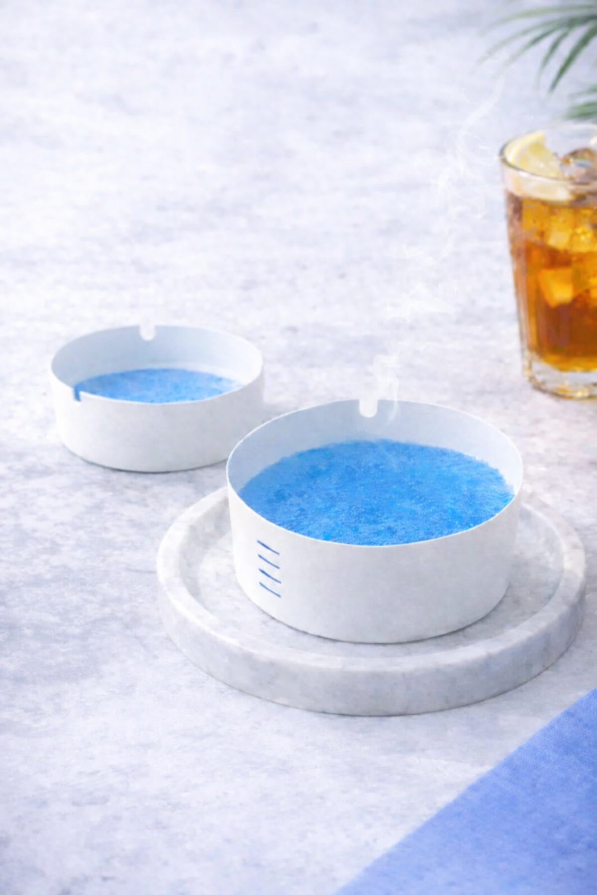 ARVALE Odorless Practical Disposable Ashtray - with Water-Filled