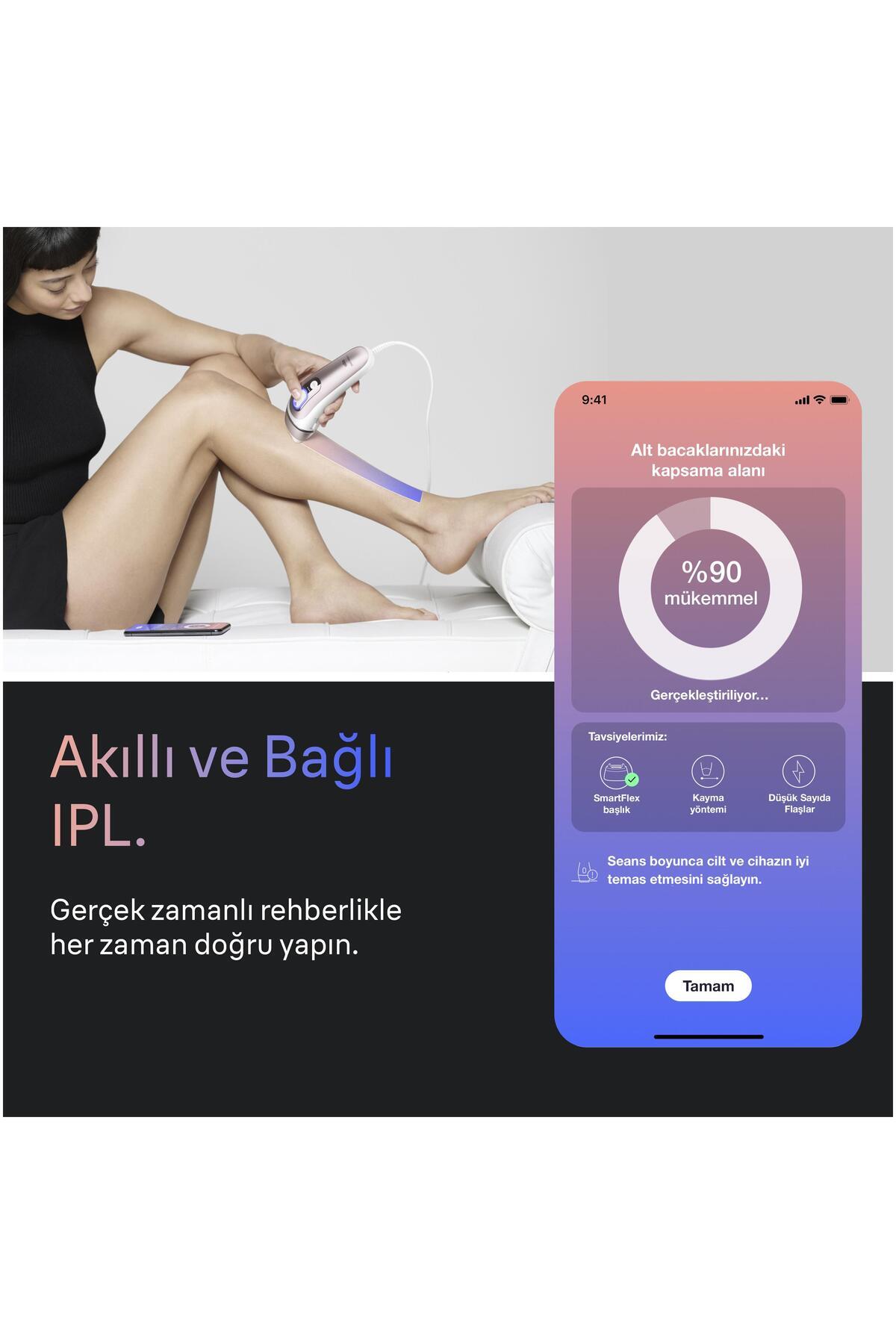 IPL Skin i·expert، دستگاه لیزر خانگی حذف مو، با اپلیکیشن، همراه با کیف، Gillette Venus، 2 سری، PL7211