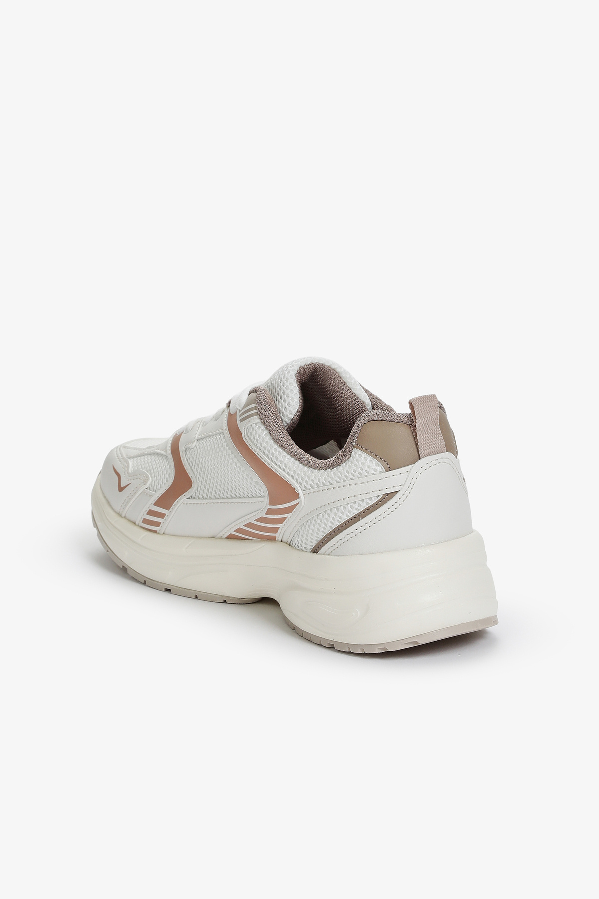 U.S. Polo Assn. Kadın Krem Spor Ayakkabı 50323143-VR071 görsel 4