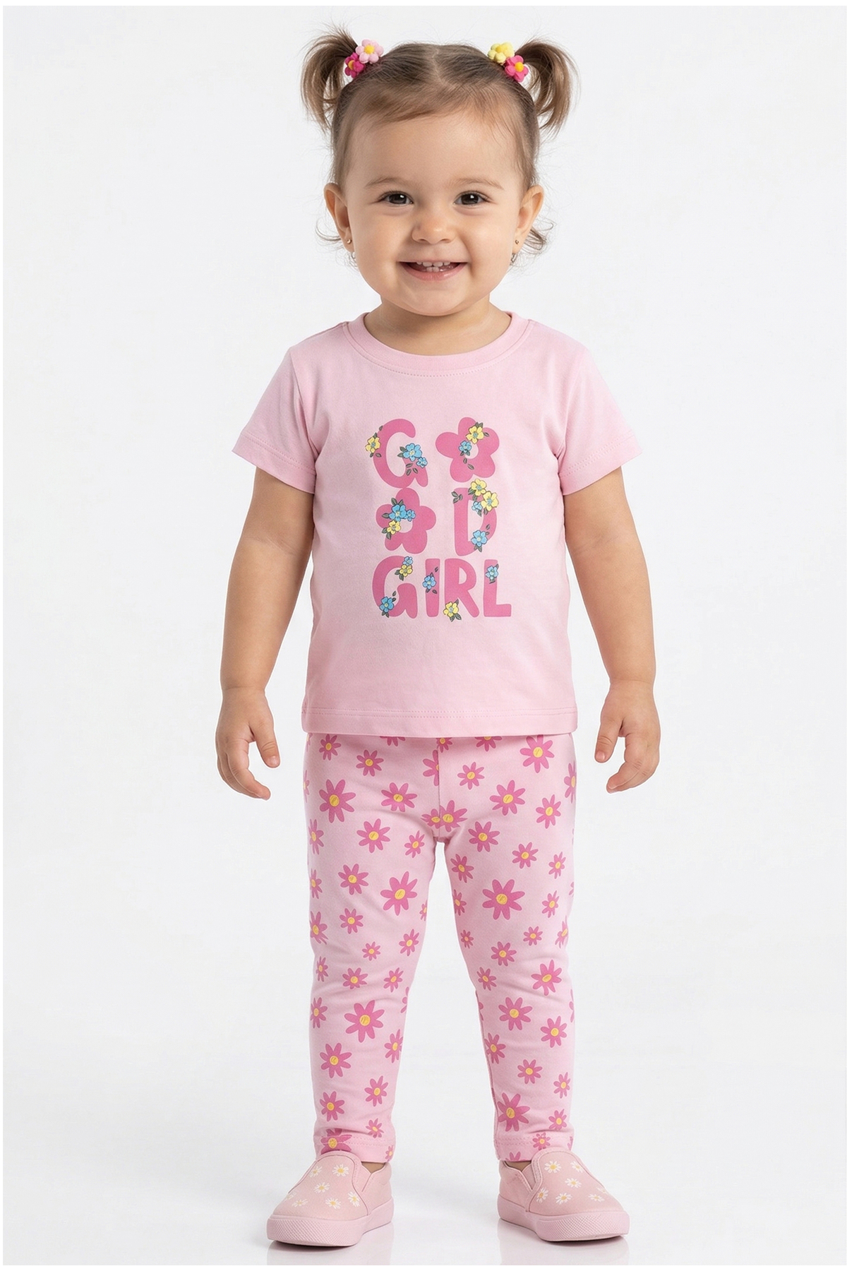 ETEN Girls Pyjama Set Short Sleeve, 24M