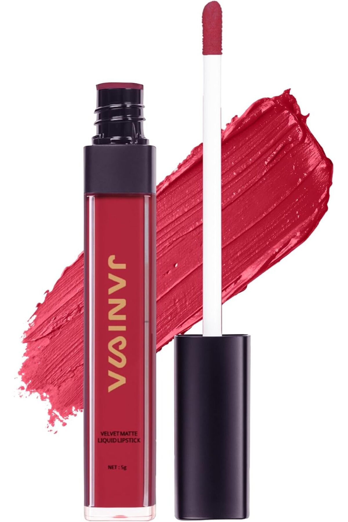 JANIWA Velvet Matte Liquid Lipstick | 24H Long-Lasting, Waterproof & Smudge-Proof | Lightweight & No