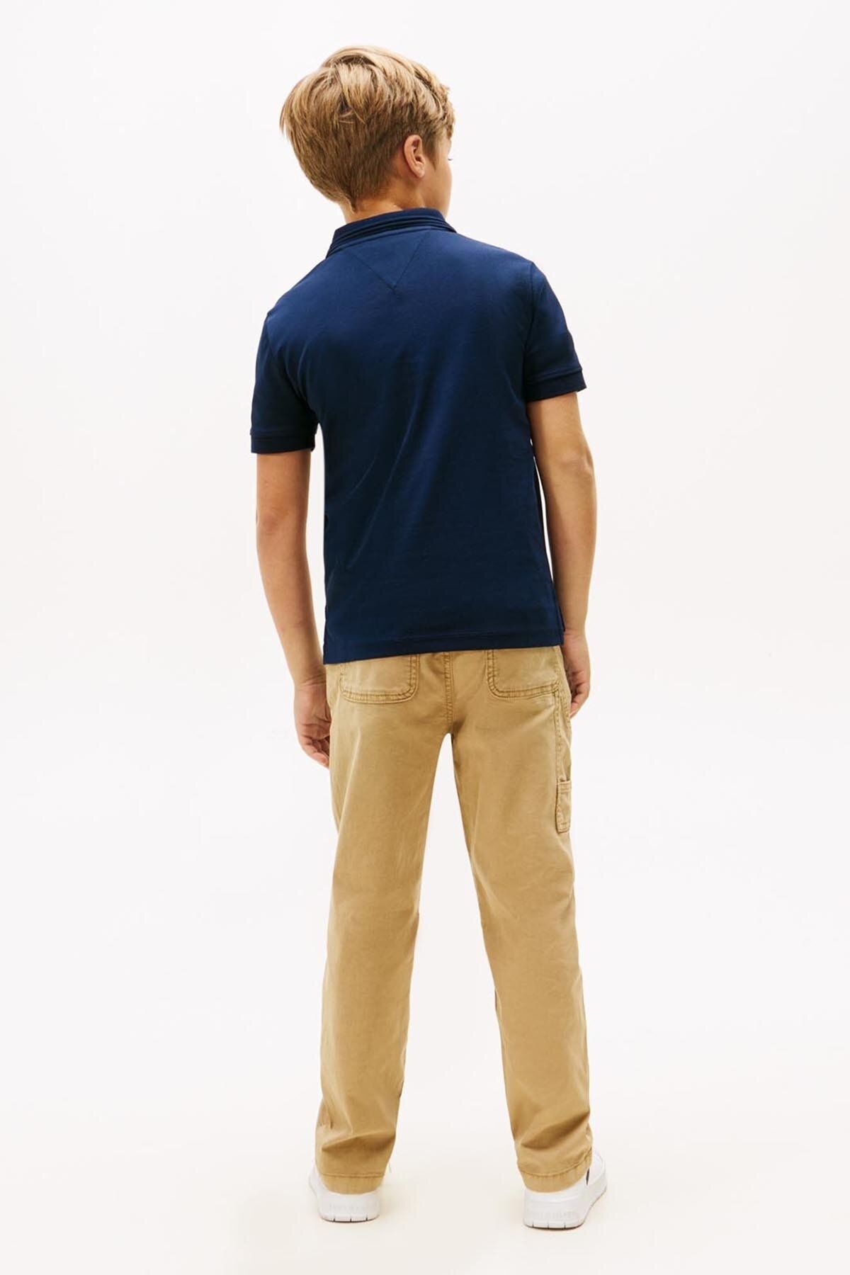 پولوشرت پسرانه یقه پلو | تامی هیلفیگر Tommy Hilfiger PR-KB0KB103590176900048 IN - تصویر 4
