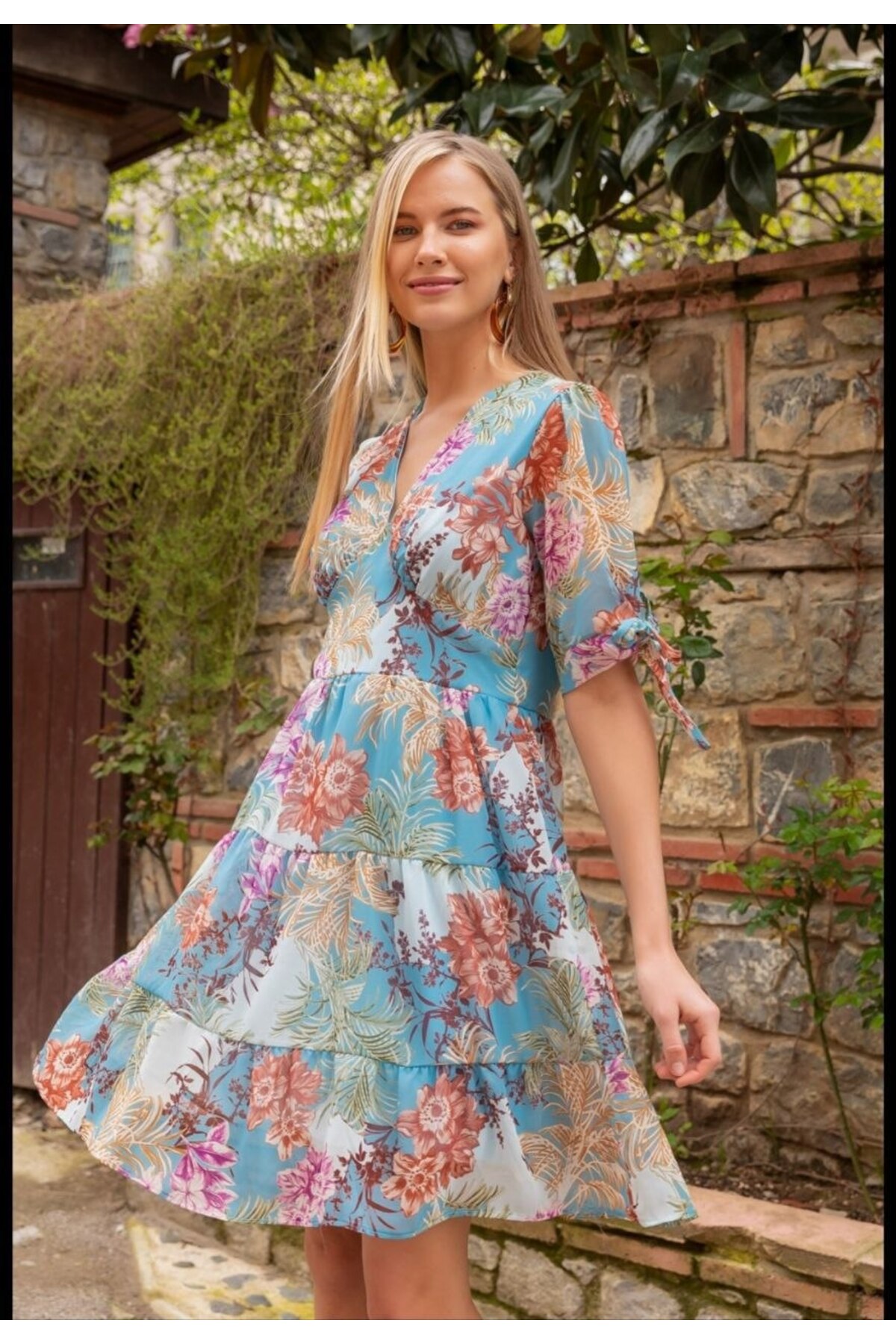 Women's Premium Summer Casual Cut Detailed Dress