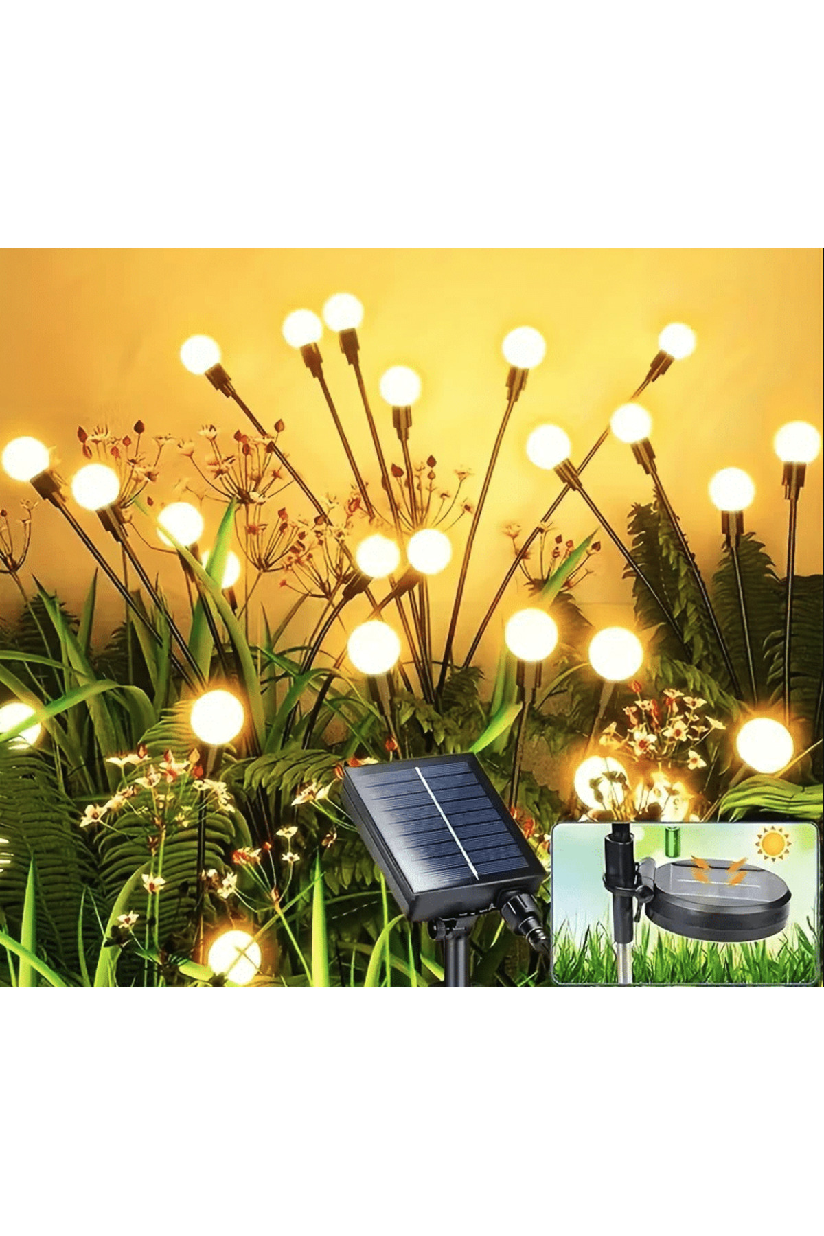 OEM Διακοσμητικό φωτιστικό κήπου LED Firefly 8 λαμπτήρων