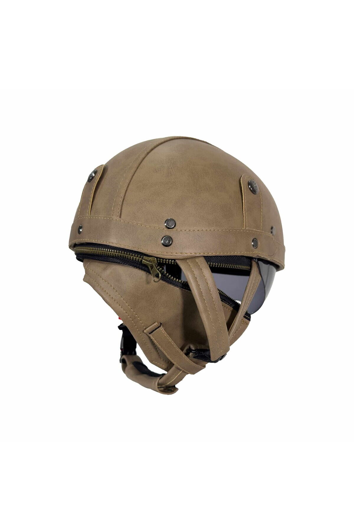 Tex 701ZN Deri Miğfer Kask (Kahverengi) - Fiyatı, Yorumları