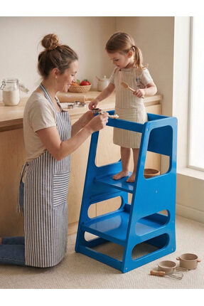 almital mobilya aksesuarları furniture accessories Kaidan Cobalt Blue Renk Ço...