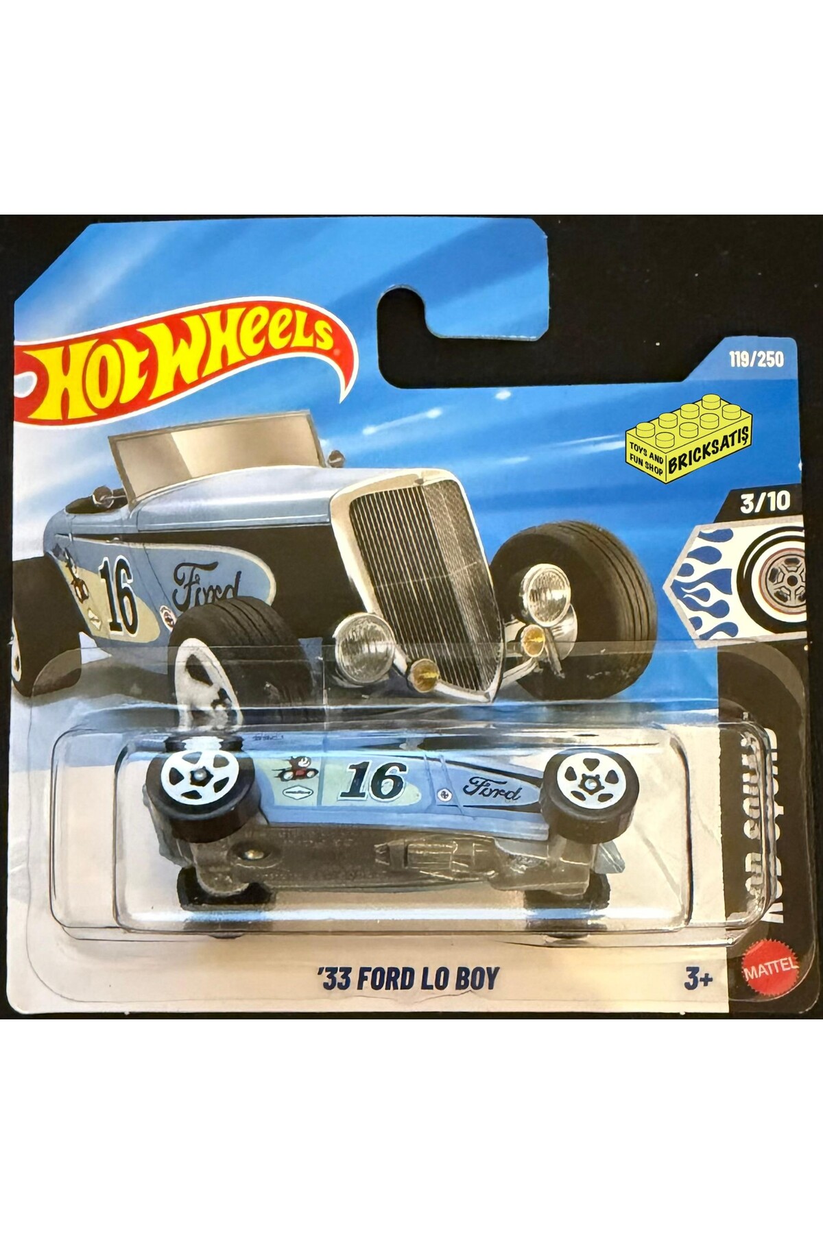 HOT WHEELS Tekli Arabalar '33 Ford Lo Boy JJJ76 (Rod Squad
