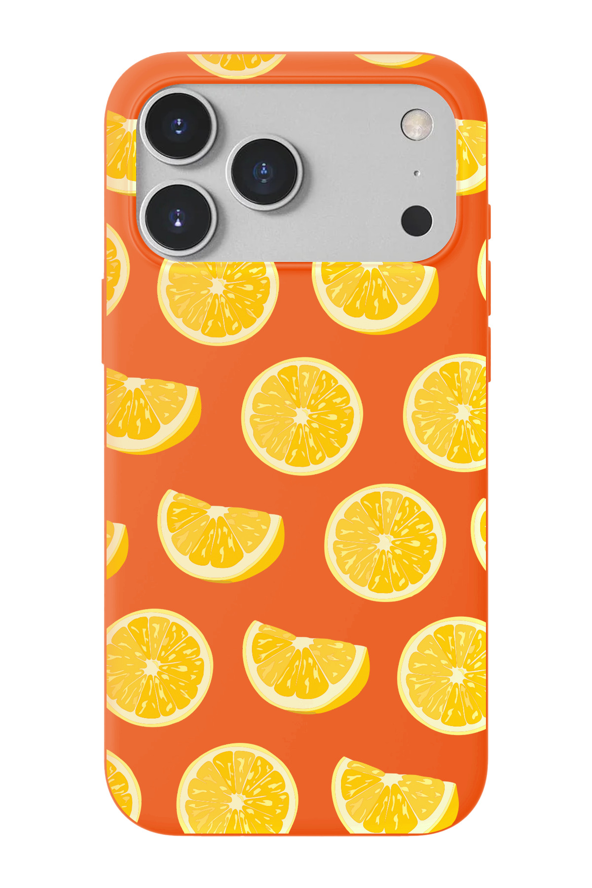 iPhone 17 Pro Max Compatible Lemon Pattern Suede Launch Phone Case