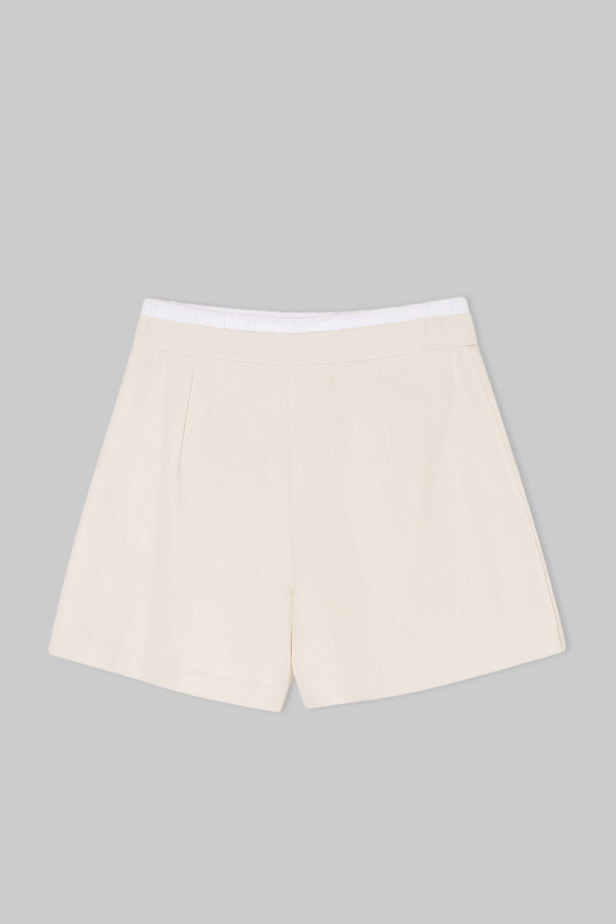 Trendyolmilla  Vizon Pilili Mini Şort & Bermuda TWOSS26SR00038 - Görsel 3